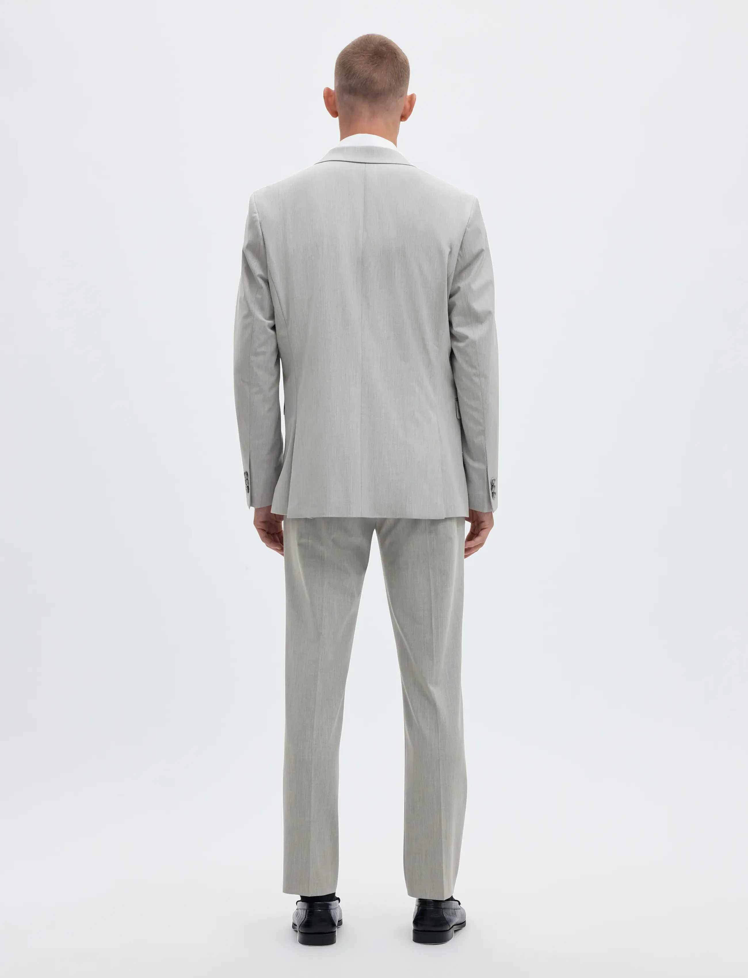 Selected - SLMSLIM-LIAM BLZ FLEX NOOS - Üherealised pintsakud - light grey melange - 2