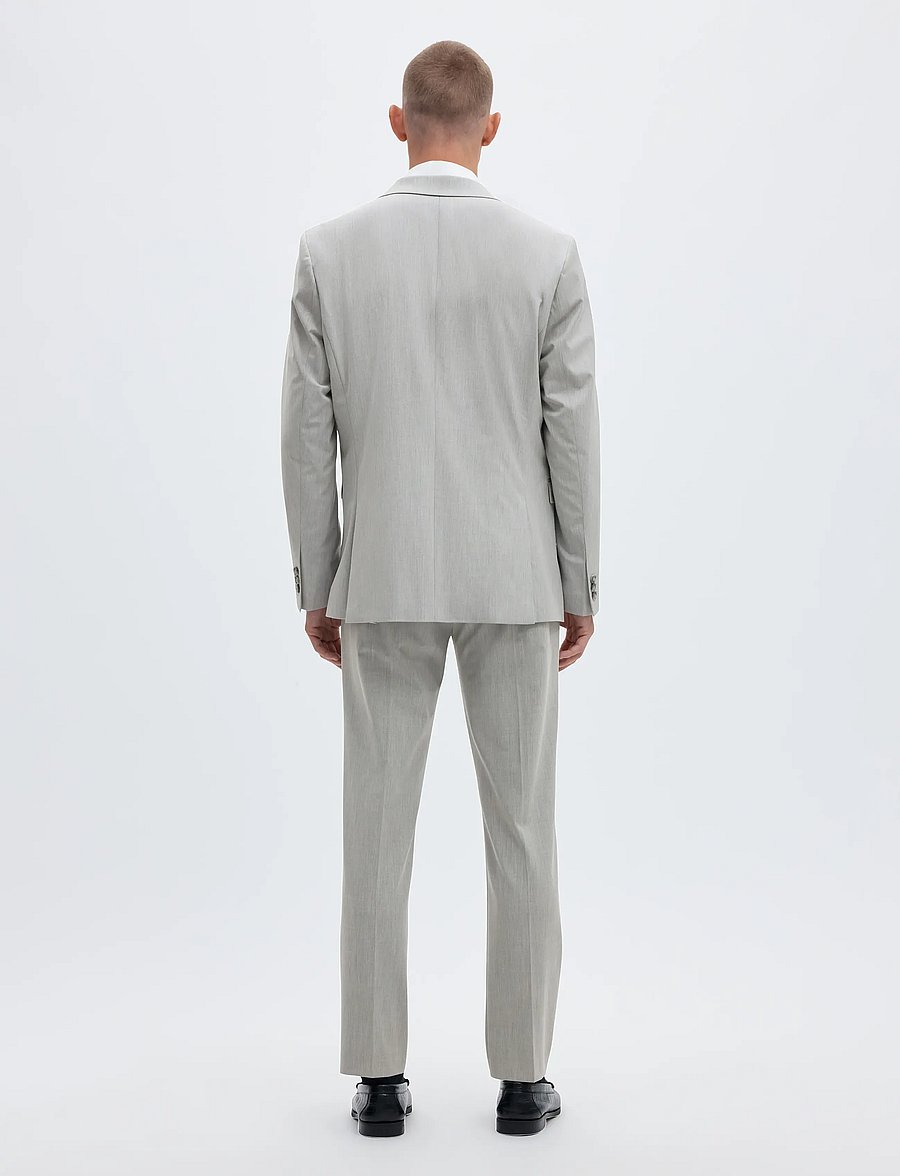 Selected - SLMSLIM-LIAM BLZ FLEX NOOS - Üherealised pintsakud - light grey melange - 2