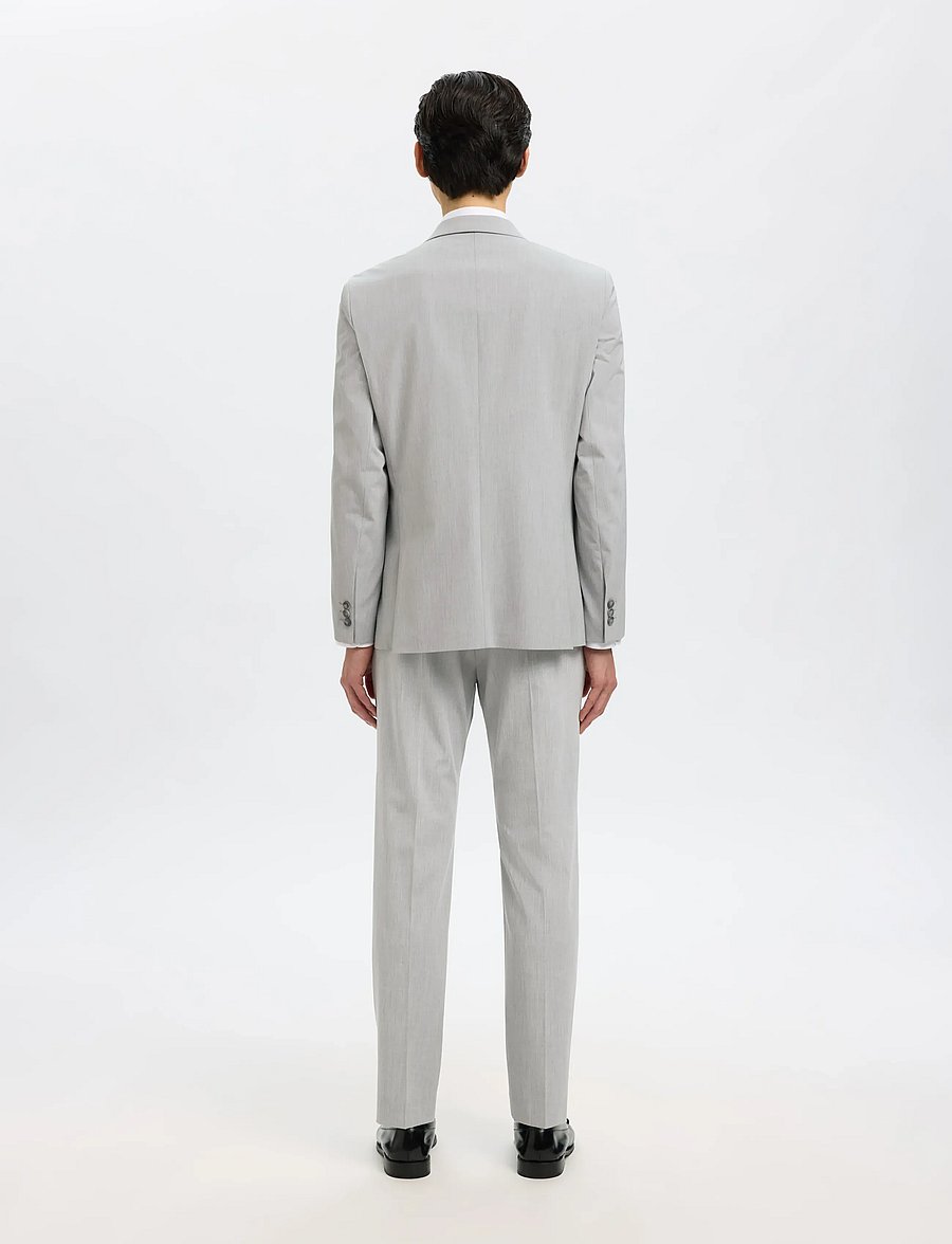 Selected - SLMSLIM-LIAM BLZ FLEX NOOS - enkelknäppta kavajer - light grey melange - 2