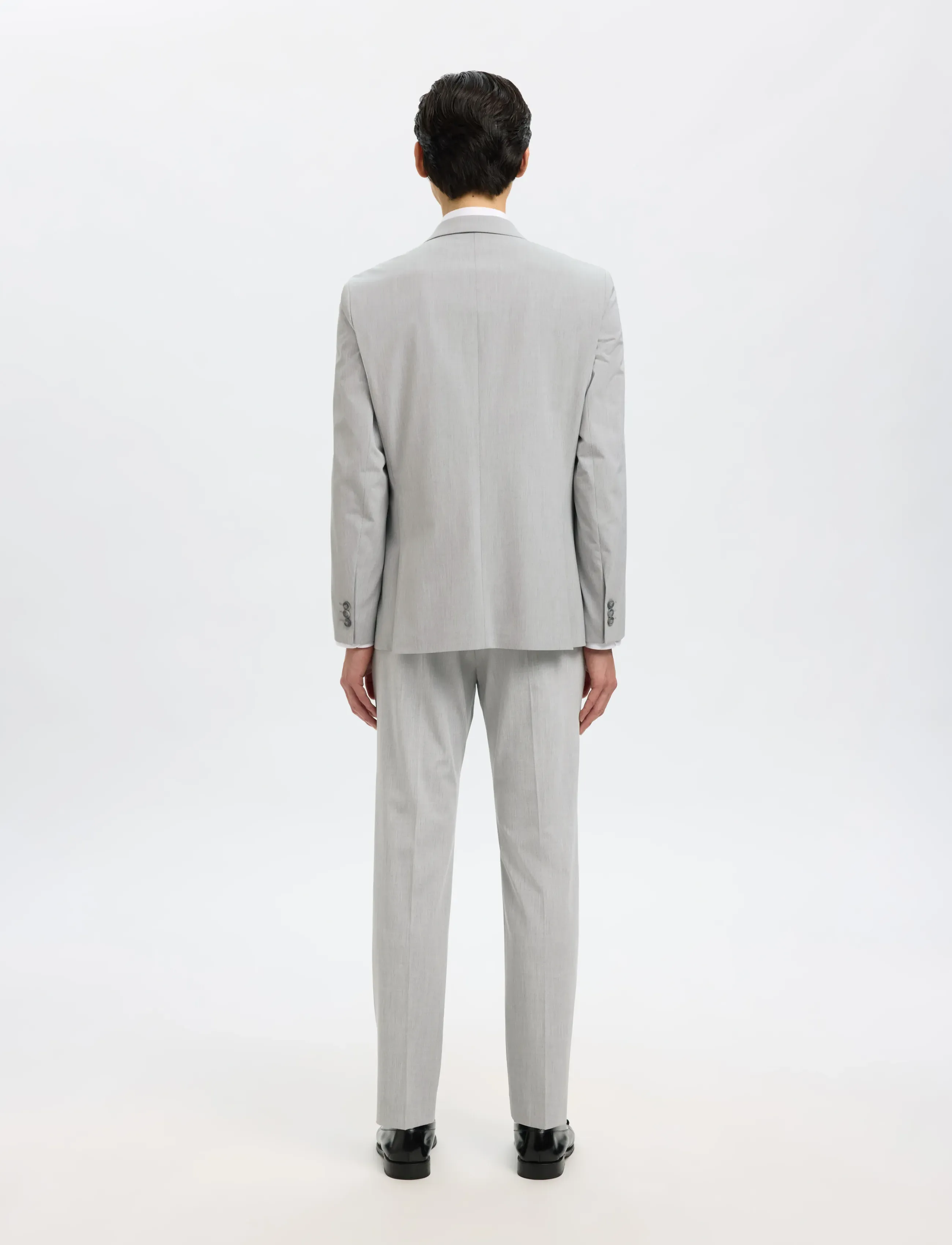 Selected - SLMSLIM-LIAM BLZ FLEX NOOS - einreiher - light grey melange - 2