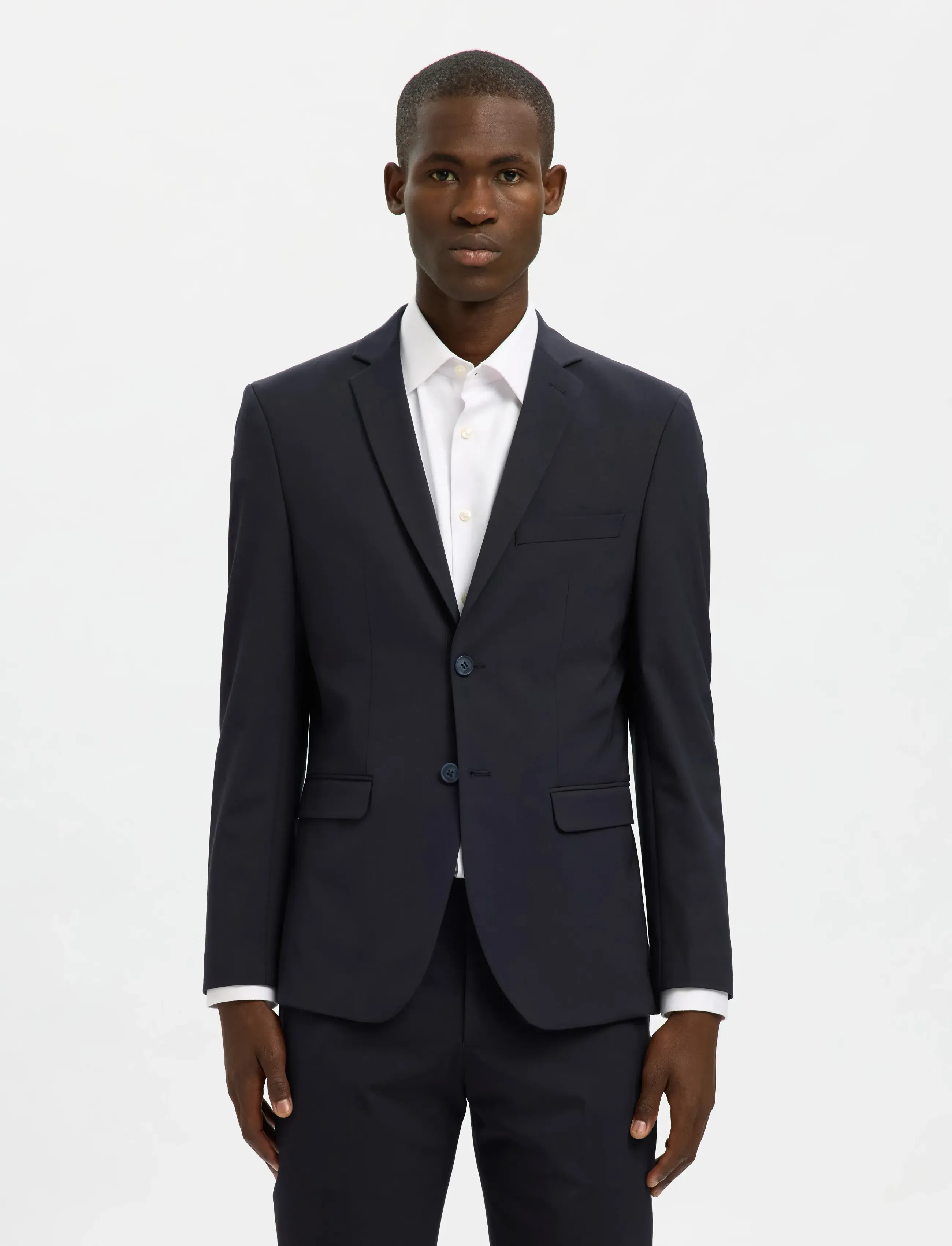 Selected SLMSLIM-LIAM BLZ FLEX NOOS - Tänavastiil - NAVY BLAZER / navy