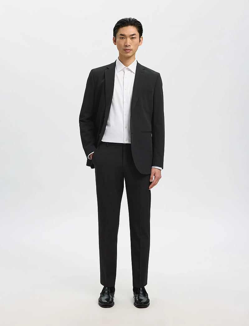 Selected - SLHSLIM-LIAM TRS FLEX NOOS - habitbukser - black - 0