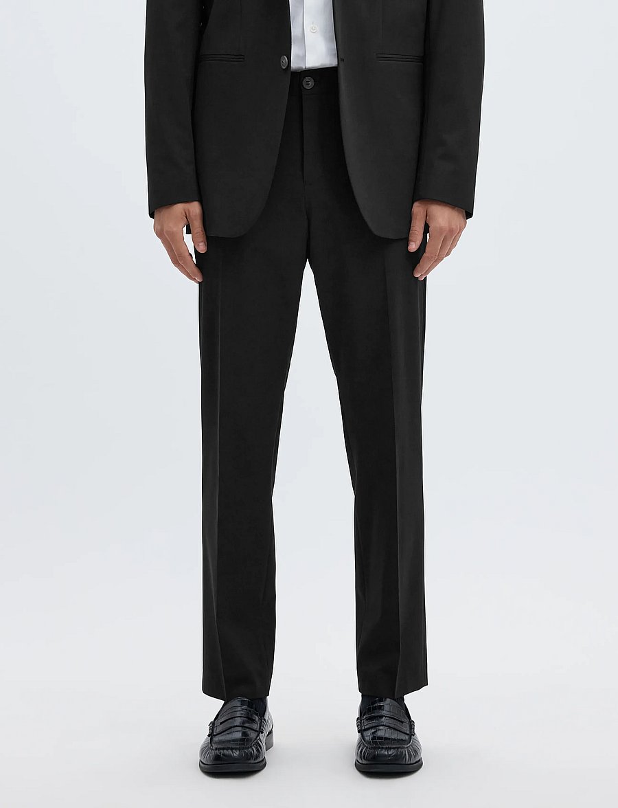 Selected - SLMSLIM-LIAM TRS FLEX NOOS - habitbukser - black - 0