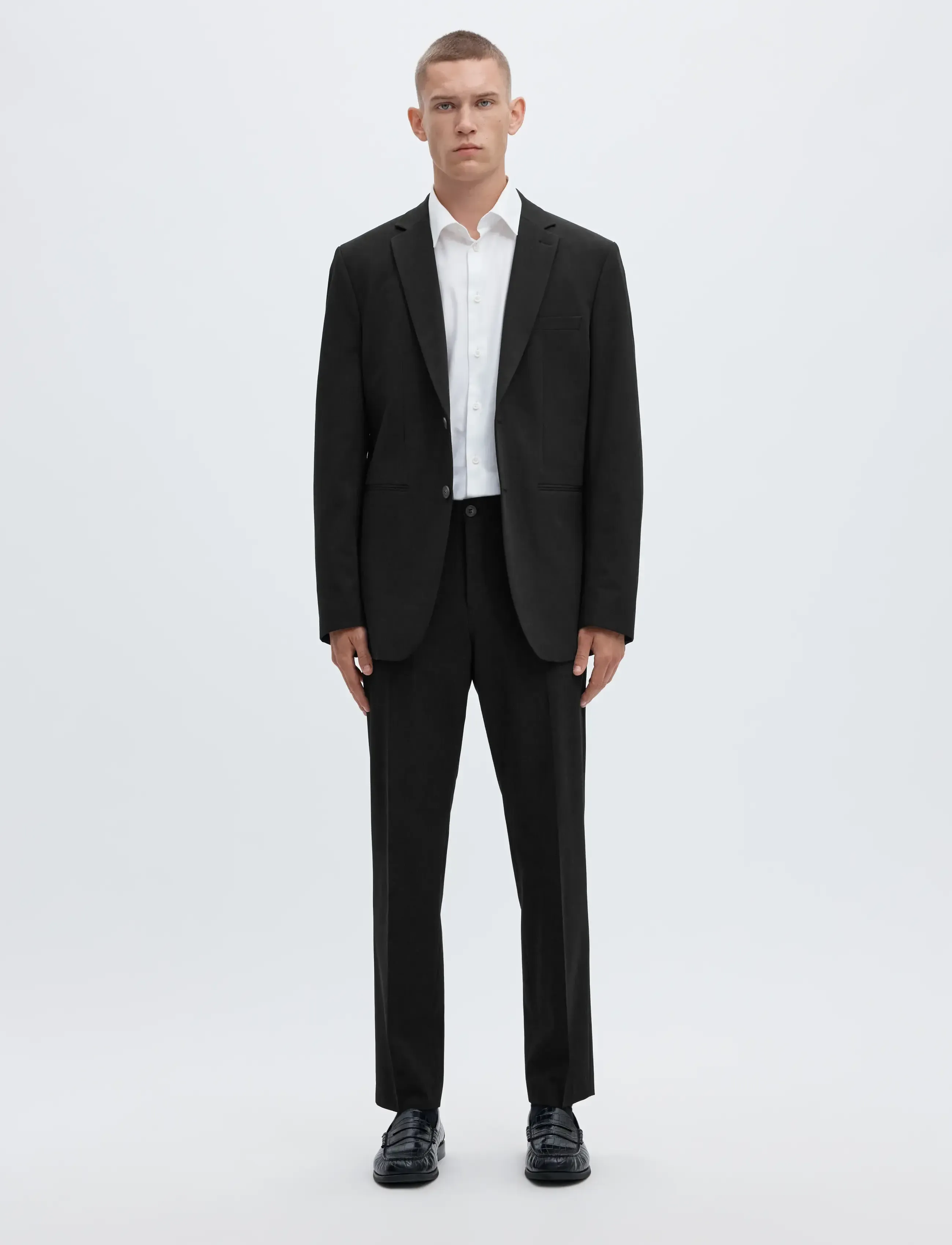 Selected - SLMSLIM-LIAM TRS FLEX NOOS - habitbukser - black - 4