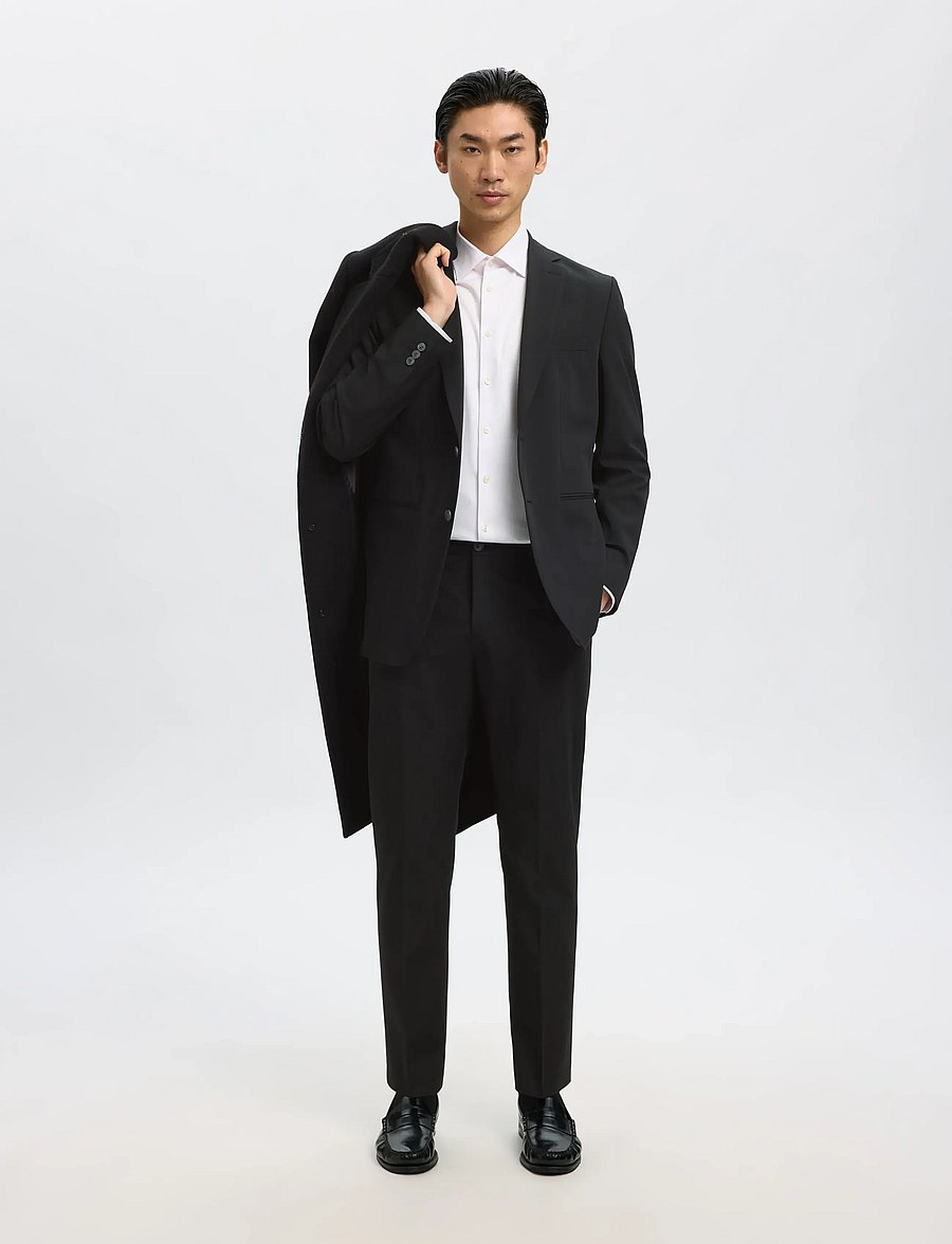 Selected - SLMSLIM-LIAM TRS FLEX NOOS - habitbukser - black - 5