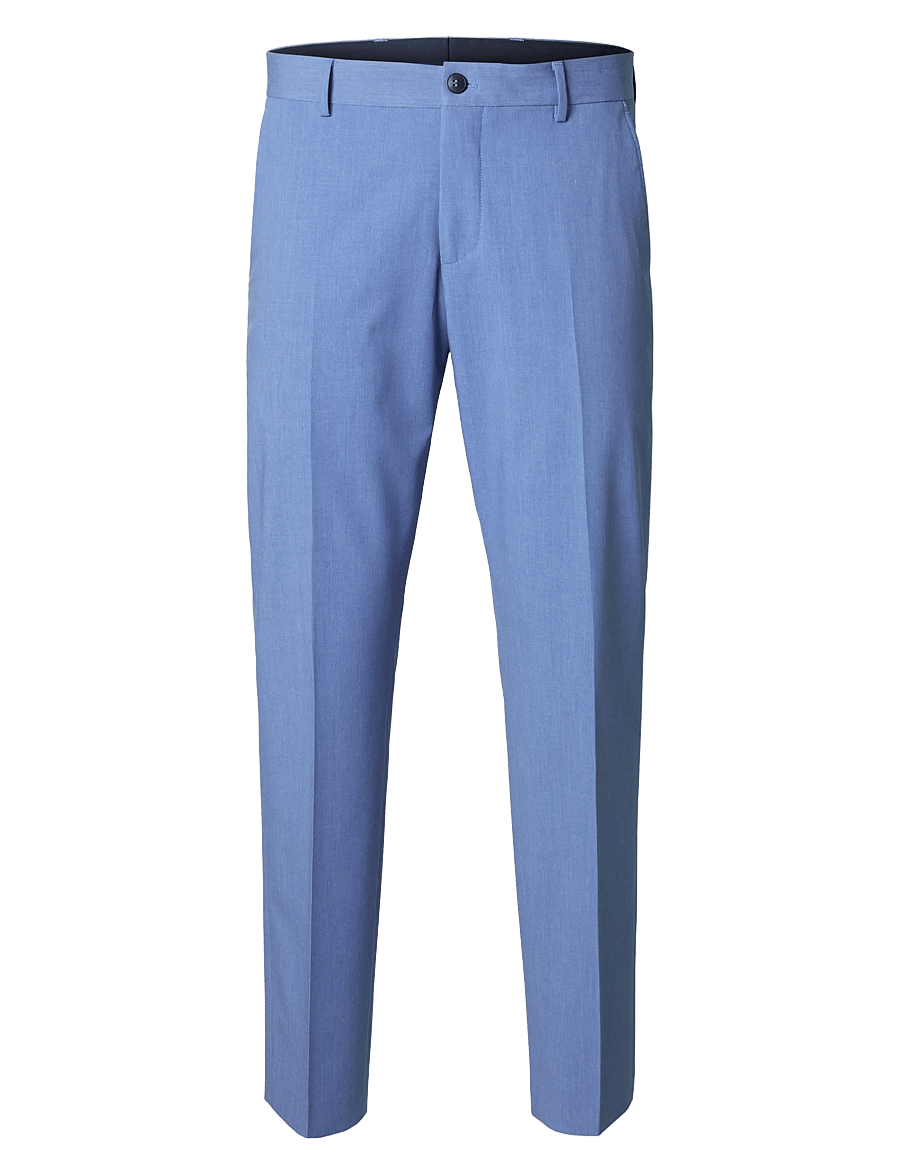 Selected - SLMSLIM-LIAM TRS FLEX NOOS - puvunhousut - light blue - 1