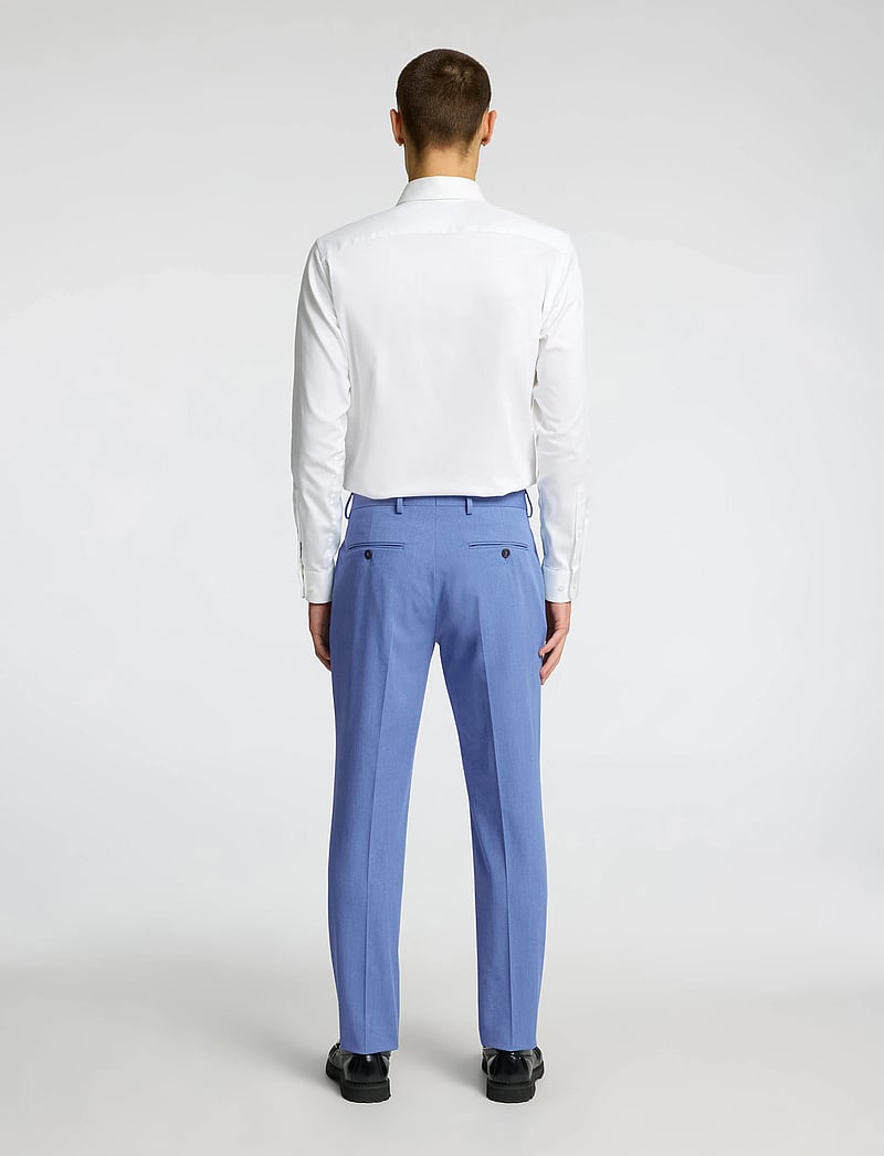 Selected - SLMSLIM-LIAM TRS FLEX NOOS - Ülikonnapüksid - light blue - 2