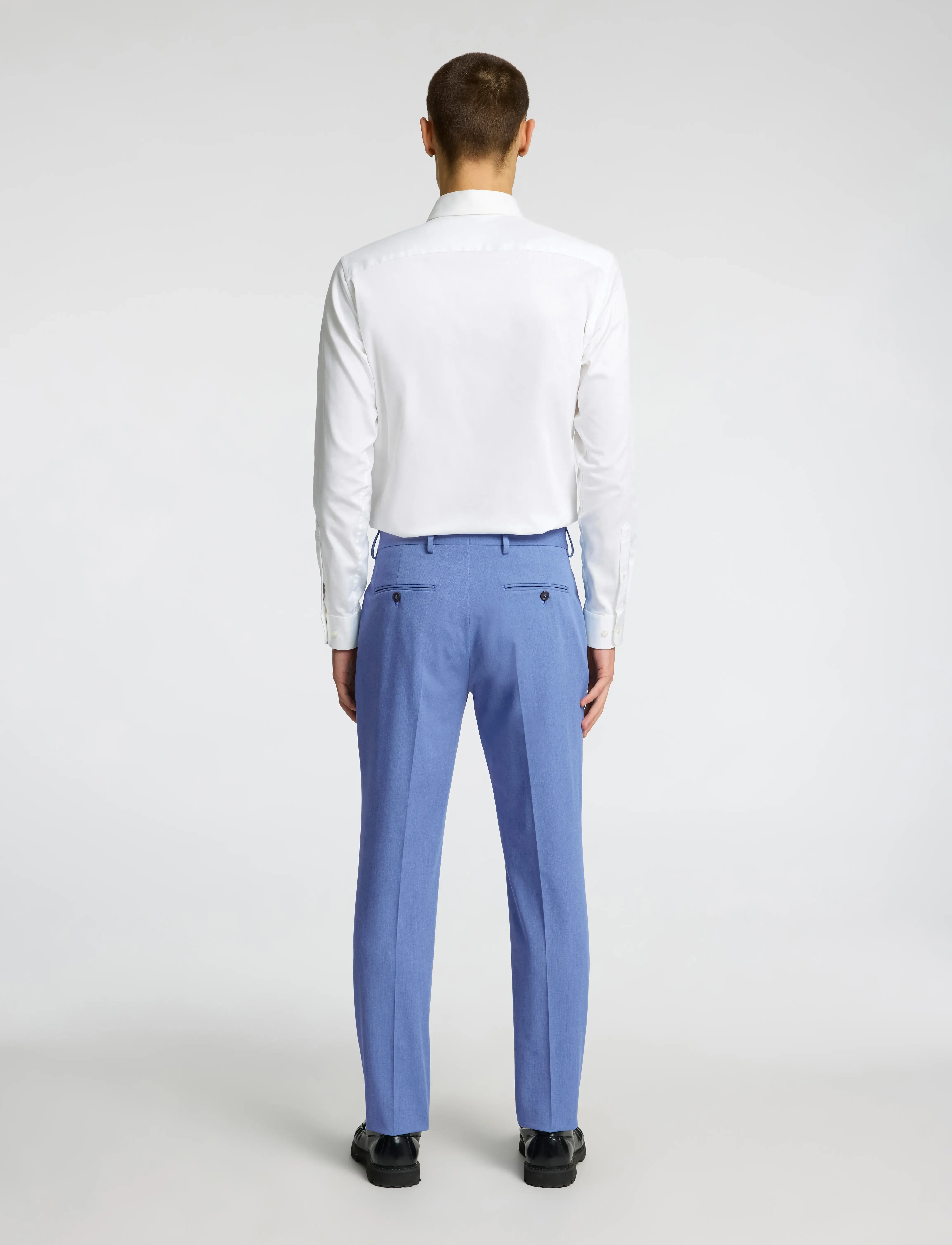 Selected - SLMSLIM-LIAM TRS FLEX NOOS - suit trousers - light blue - 2