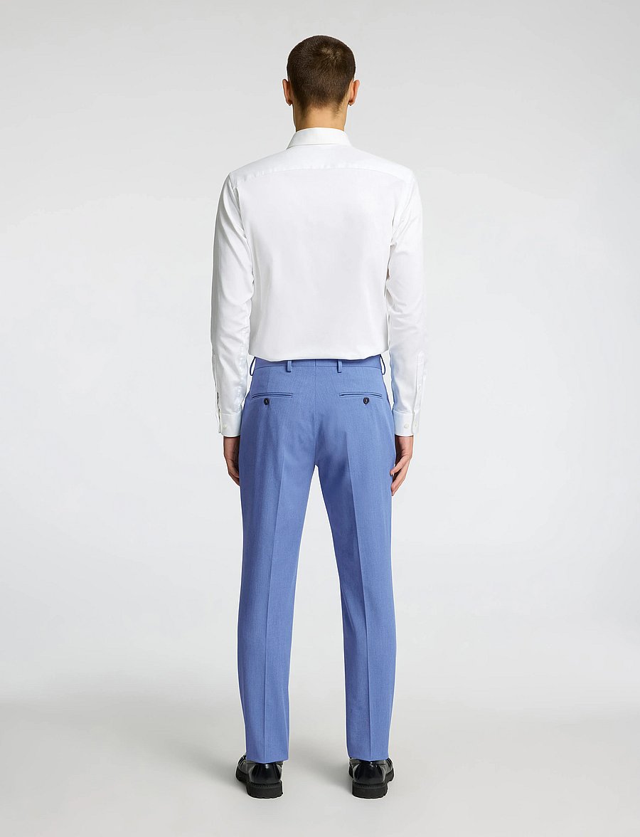 Selected - SLMSLIM-LIAM TRS FLEX NOOS - puvunhousut - light blue - 2