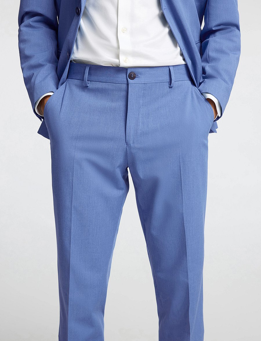 Selected - SLMSLIM-LIAM TRS FLEX NOOS - puvunhousut - light blue - 4
