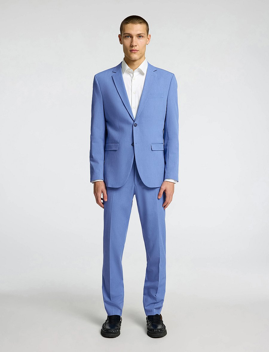 Selected - SLMSLIM-LIAM TRS FLEX NOOS - puvunhousut - light blue - 5