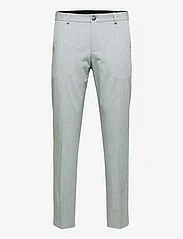 Selected Homme - SLHSLIM-LIAM TRS FLEX NOOS - pantalons - light grey melange - 0