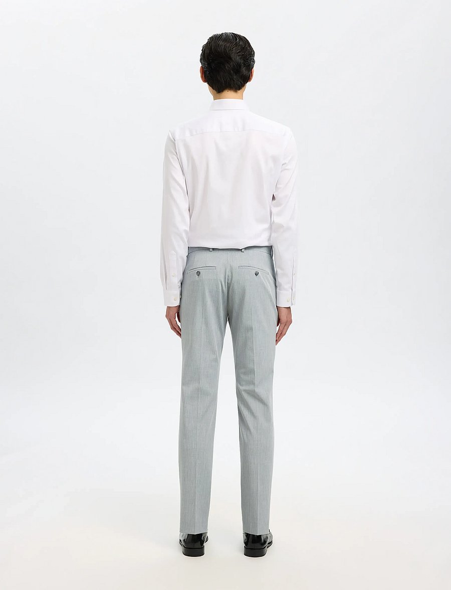 Selected - SLMSLIM-LIAM TRS FLEX NOOS - habitbukser - light grey melange - 2