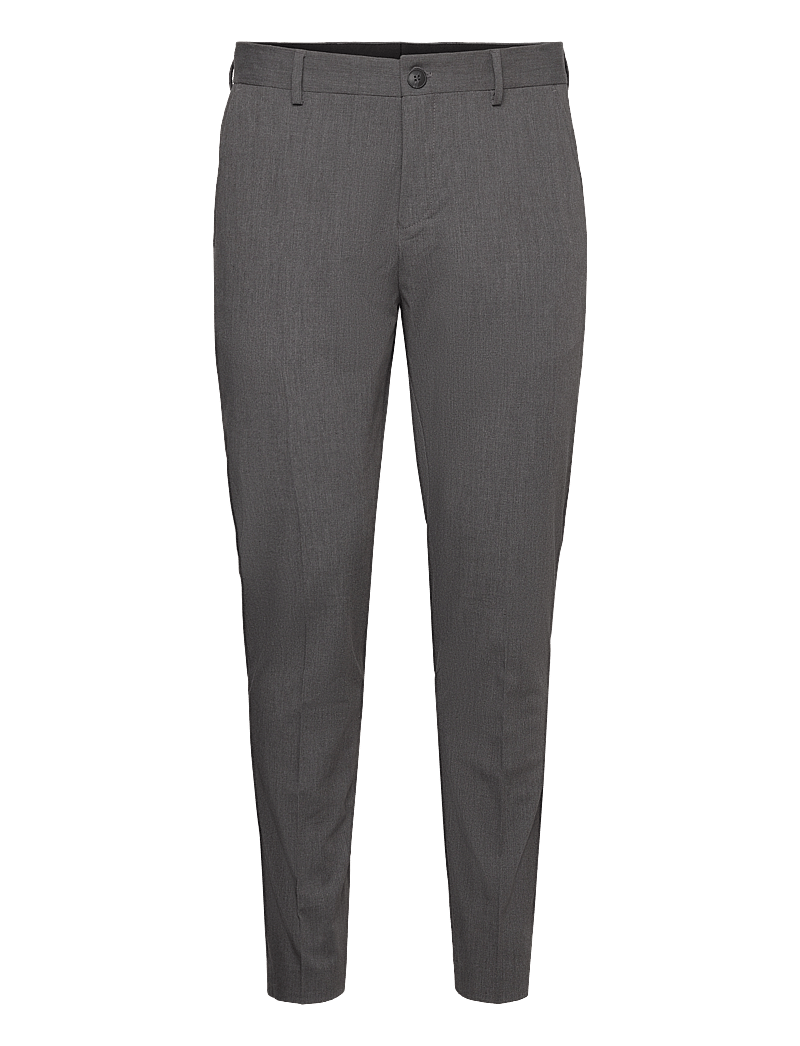 Selected - SLMSLIM-LIAM TRS FLEX NOOS - Ülikonnapüksid - medium grey melange - 1
