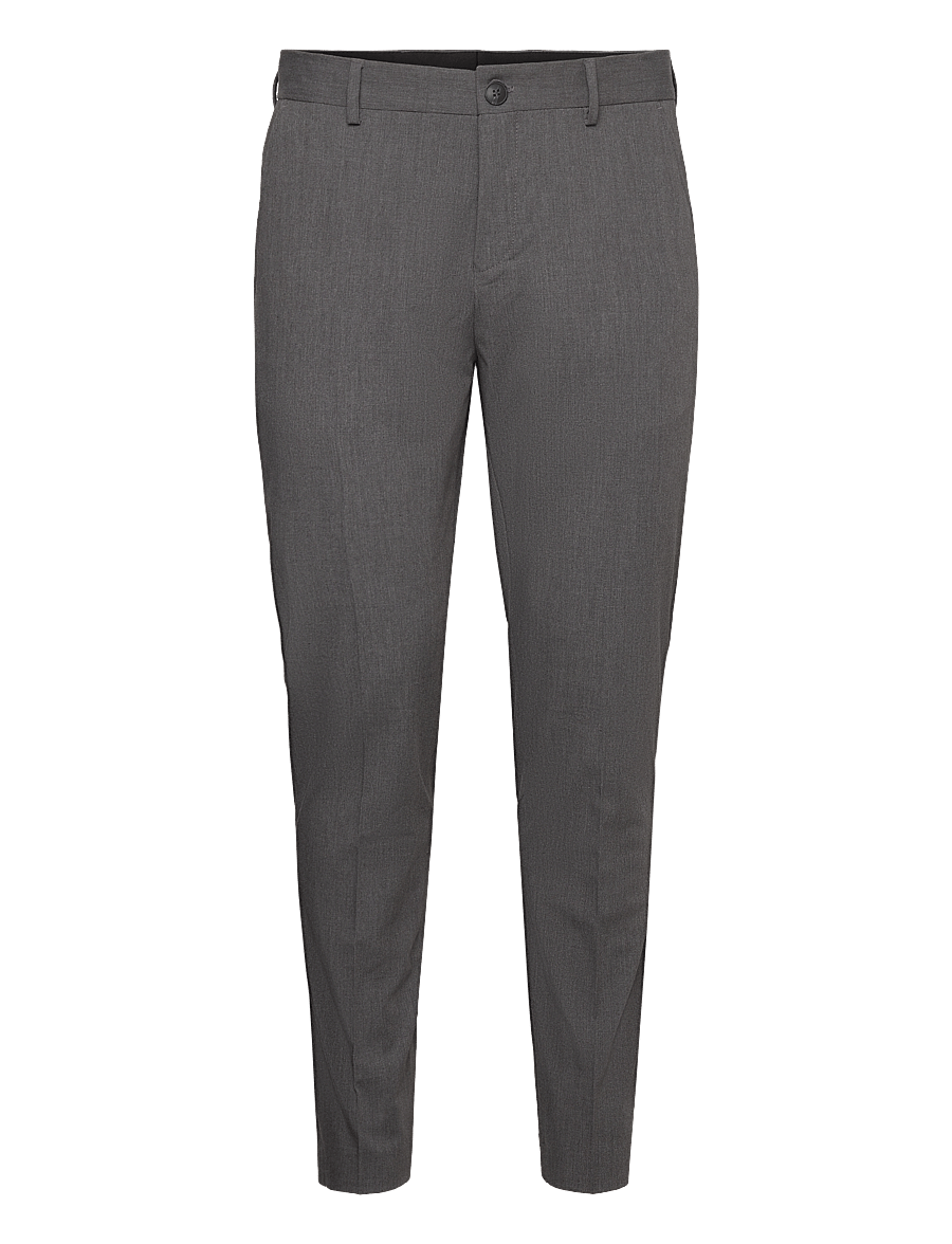 Selected - SLMSLIM-LIAM TRS FLEX NOOS - puvunhousut - medium grey melange - 1