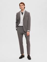 Selected Homme - SLHSLIM-LIAM TRS FLEX NOOS - kostiumo kelnės - medium grey melange - 5