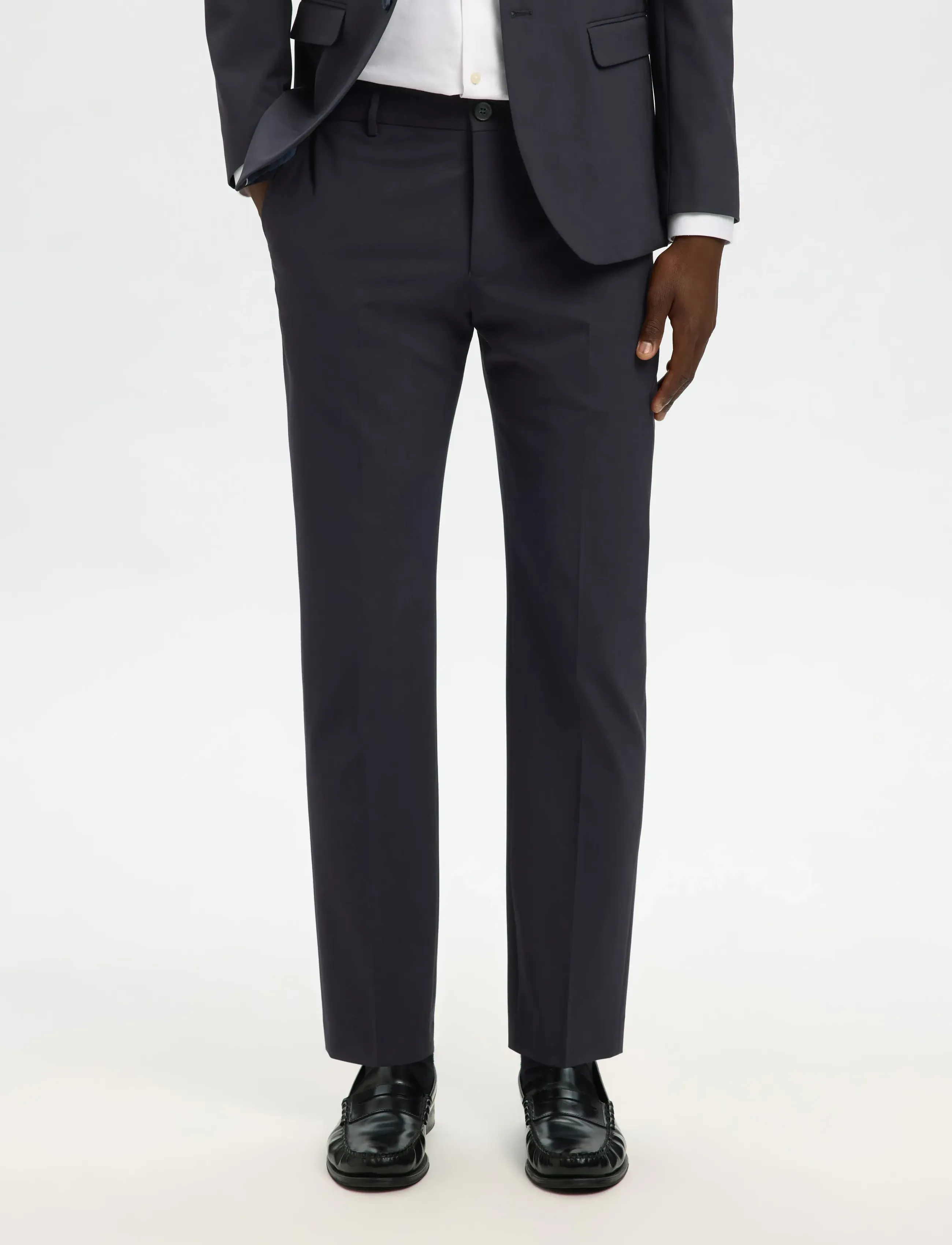 Selected - SLMSLIM-LIAM TRS FLEX NOOS - anzugshosen - navy blazer - 0