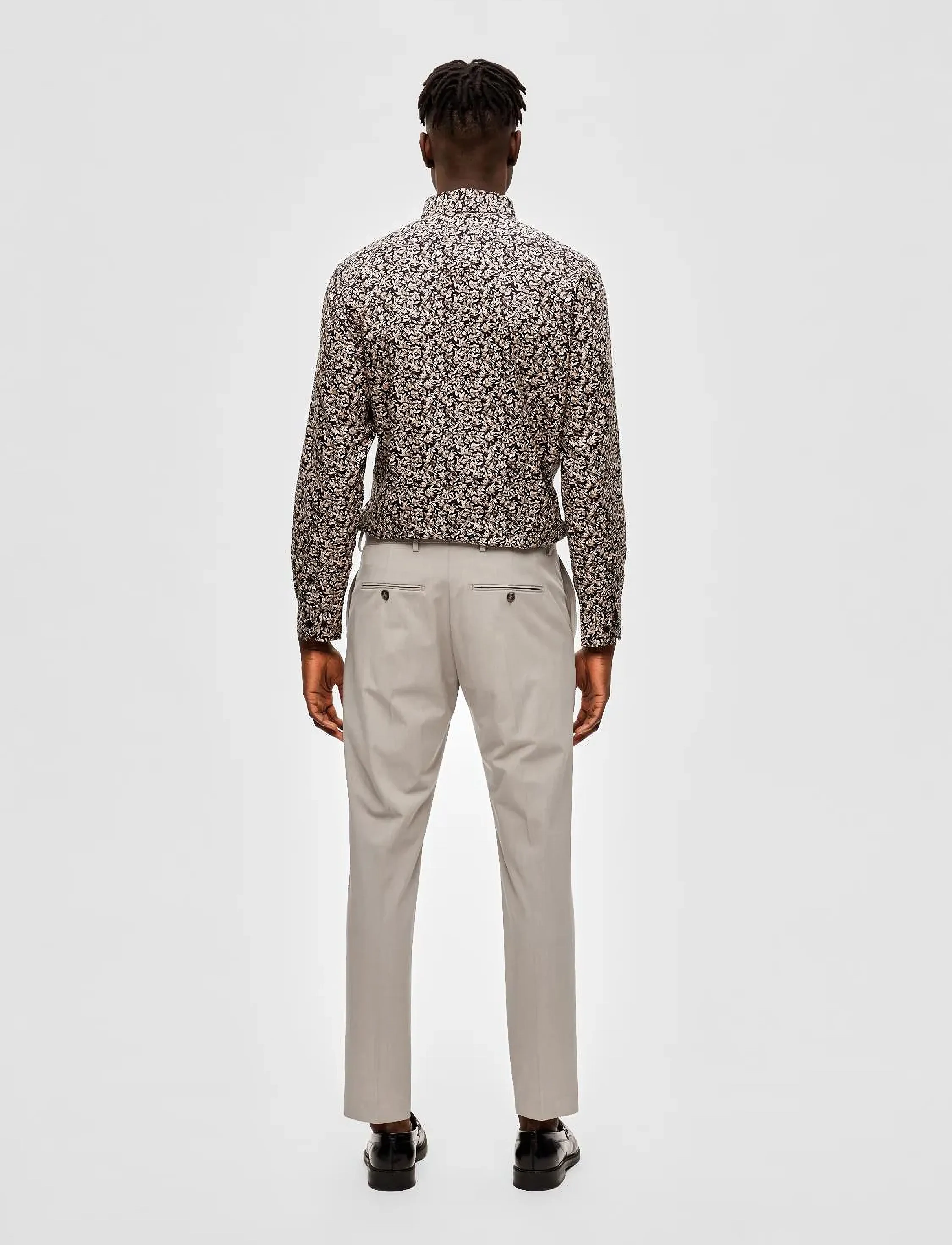 Selected - SLMSLIM-LIAM TRS FLEX NOOS - habitbukser - plaza taupe - 3