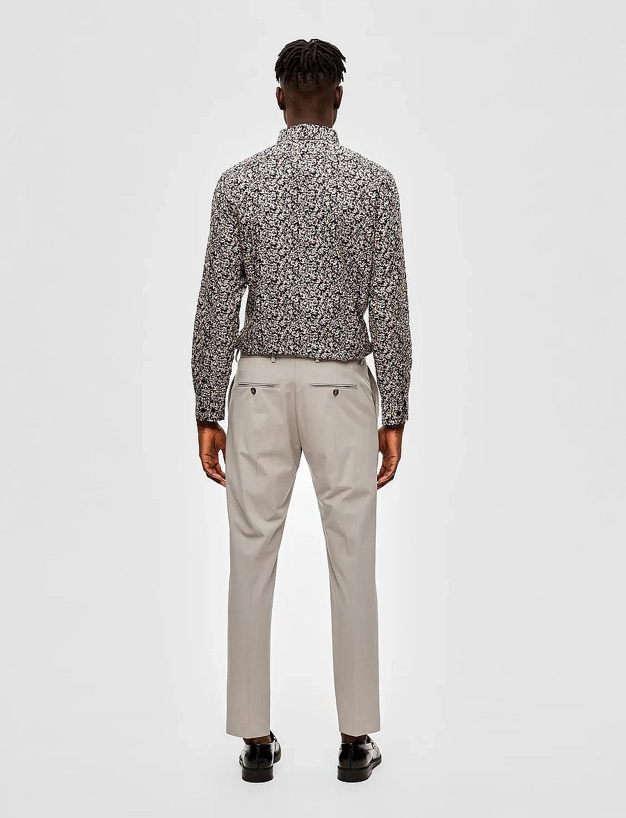 Selected - SLMSLIM-LIAM TRS FLEX NOOS - habitbukser - plaza taupe - 3