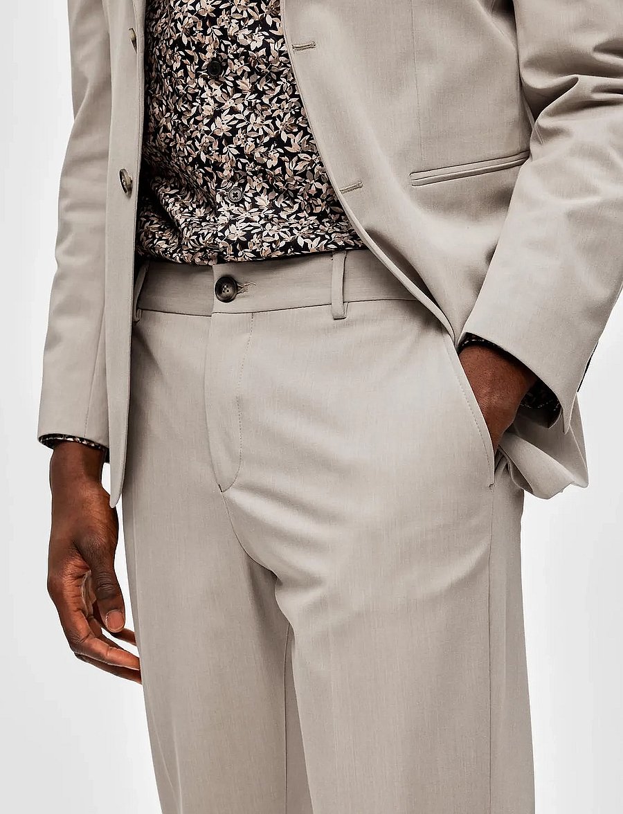 Selected - SLMSLIM-LIAM TRS FLEX NOOS - habitbukser - plaza taupe - 5