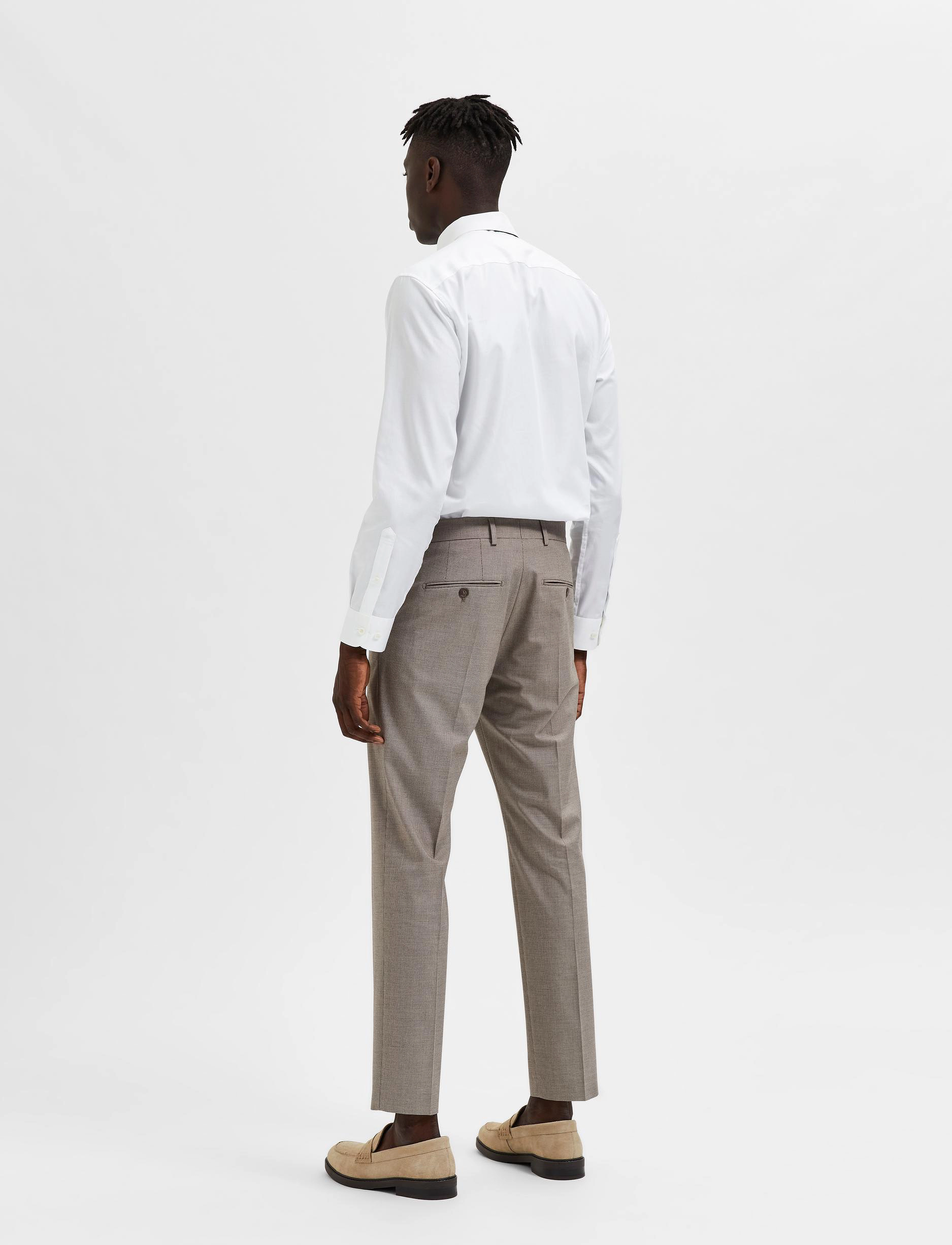 Selected Homme - SLHSLIM-LIAM BRWN HOUNDS TRS FLEX B NOOS - brownie - 3