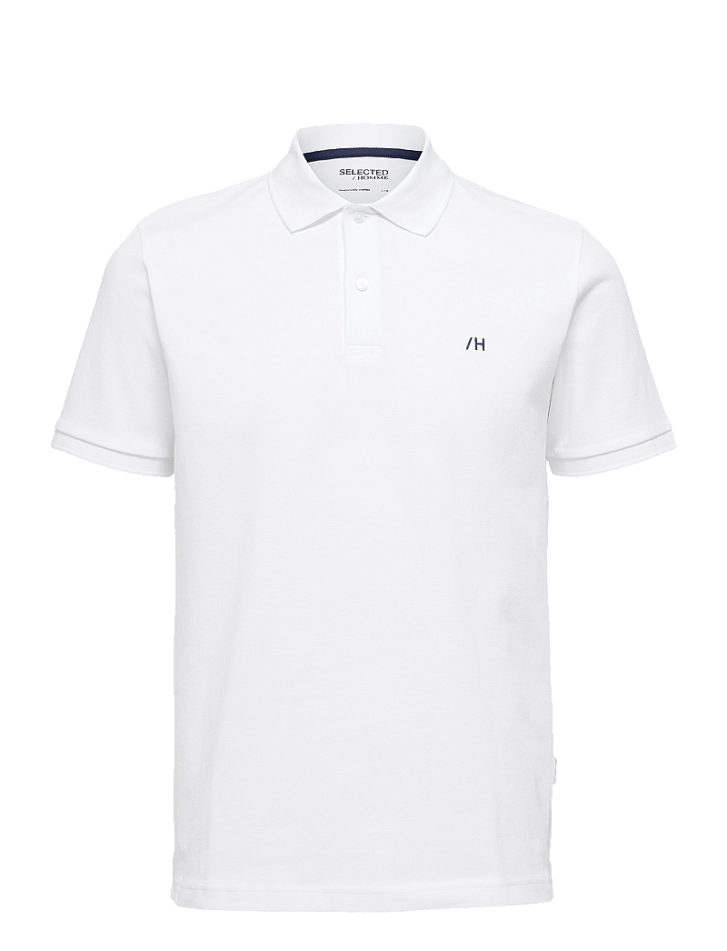 Selected - SLHDANTE SS POLO NOOS - lühikeste varrukatega polod - bright white - 1