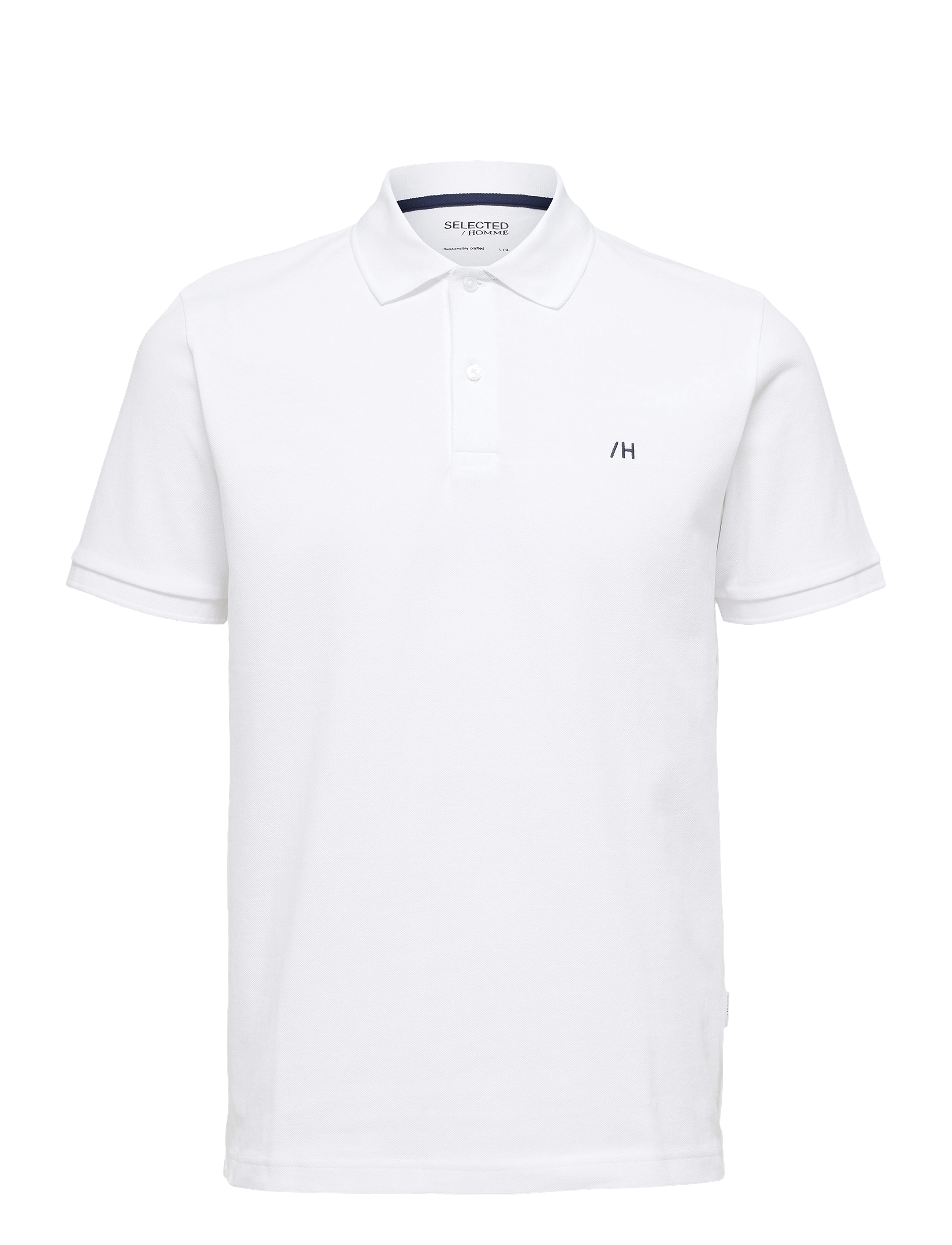 Selected SLHDANTE SS POLO NOOS - Populære mærker - BRIGHT WHITE / white