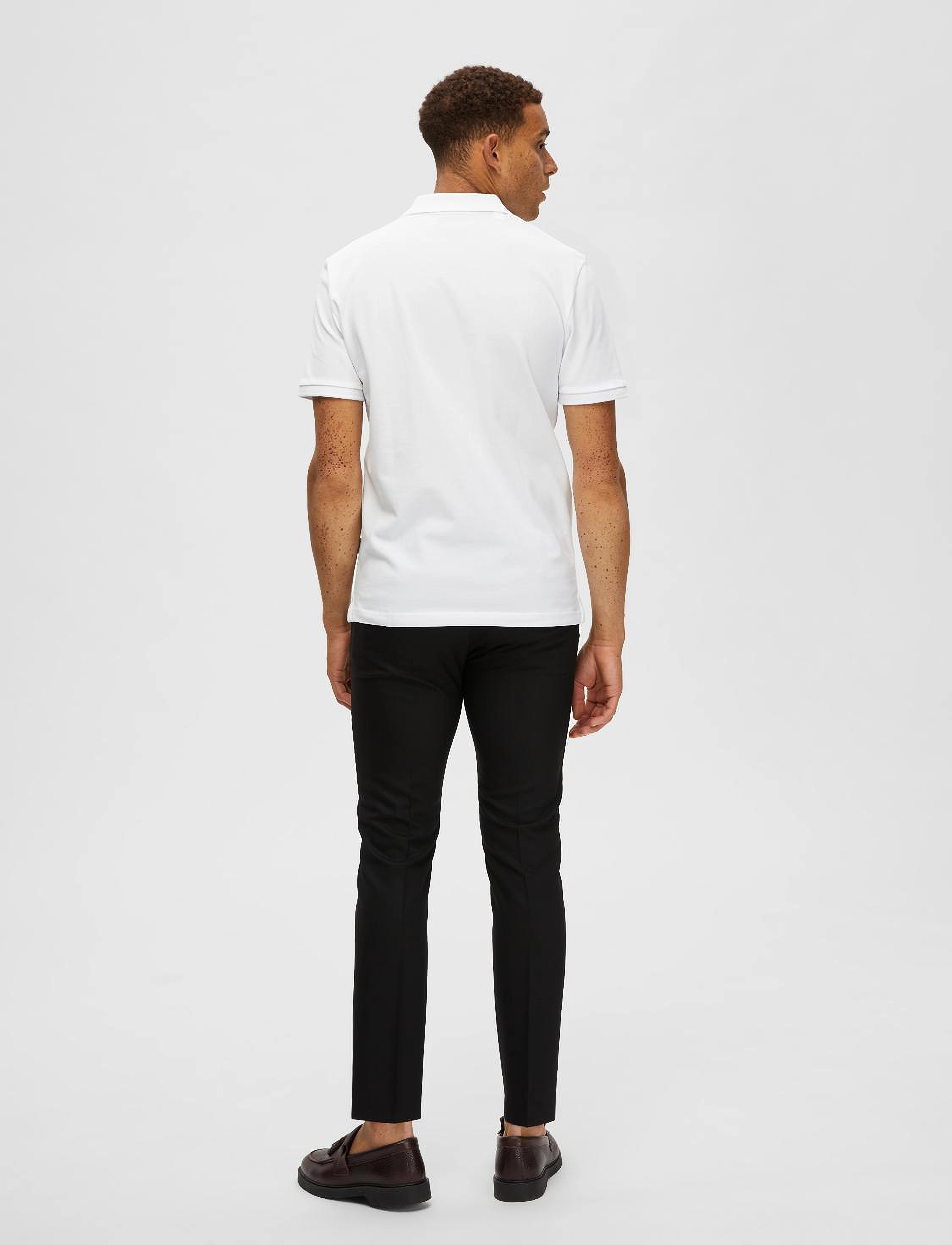 Selected - SLHDANTE SS POLO NOOS - bright white - 2