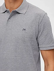 Selected Homme - SLHDANTE SS POLO NOOS - lowest prices - medium grey melange - 6