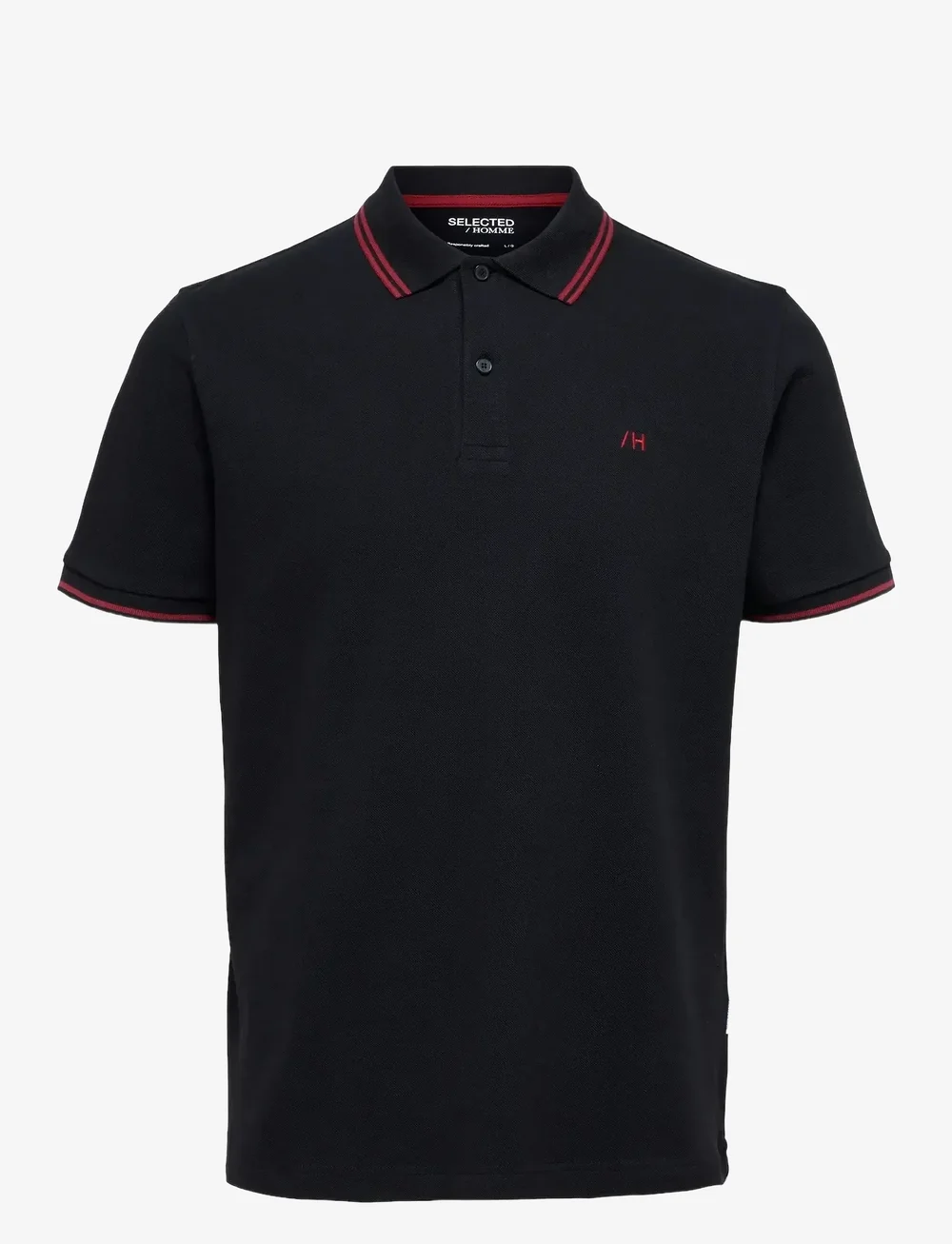 Selected - SLHDANTE SPORT SS POLO NOOS - lühikeste varrukatega polod - black - 1