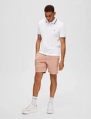 Selected Homme - SLHDANTE SPORT SS POLO NOOS - polo shirts - bright white - 5