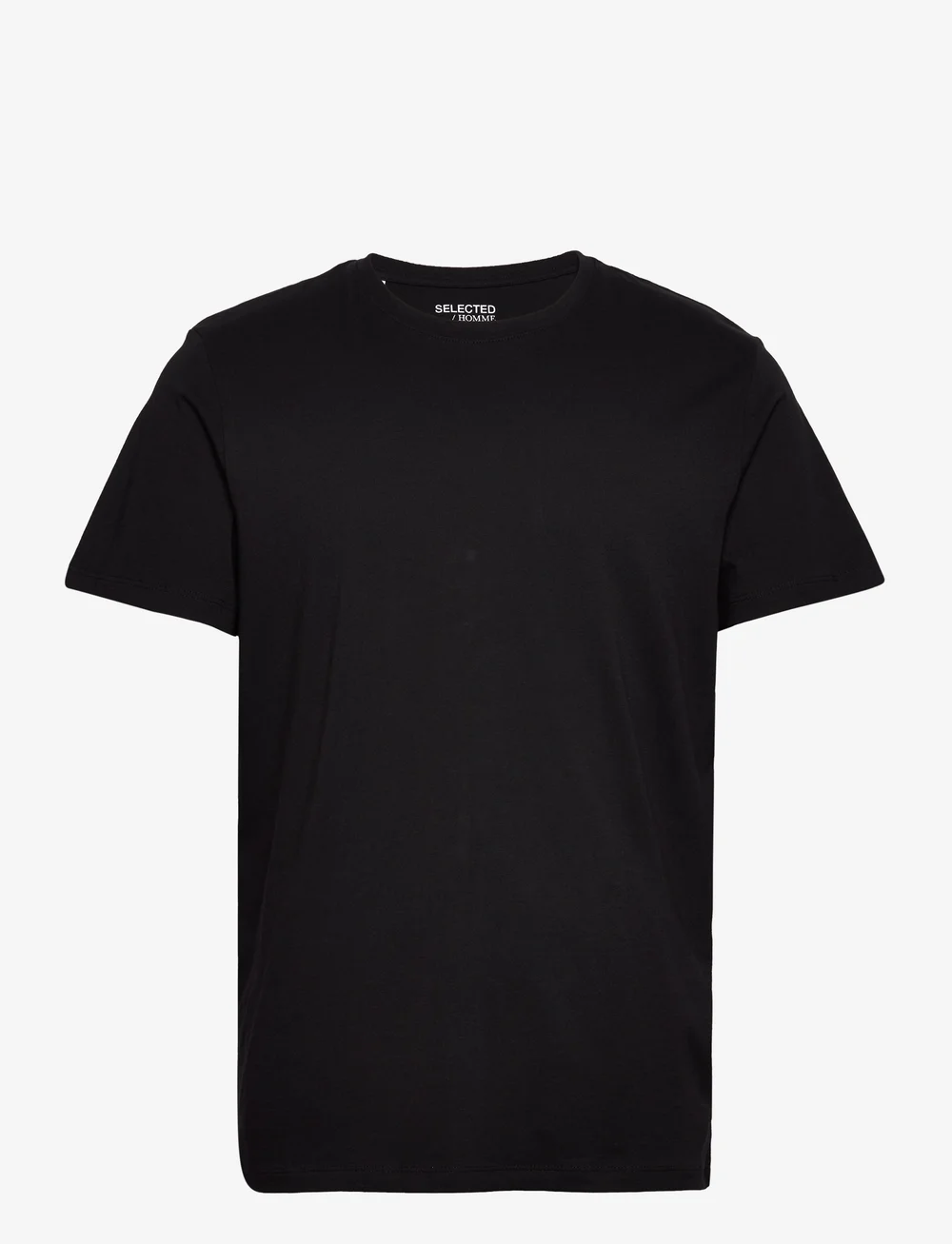 Selected - SLHASPEN SS O-NECK TEE NOOS - kortärmade t-shirts - black - 1