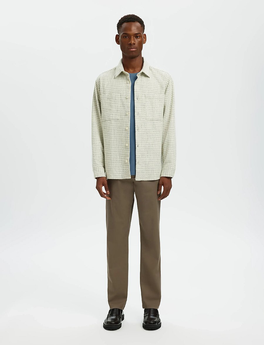 Selected - SLMASPEN SS O-NECK TEE NOOS - lühikeste varrukatega t-särgid - blue mirage - 5