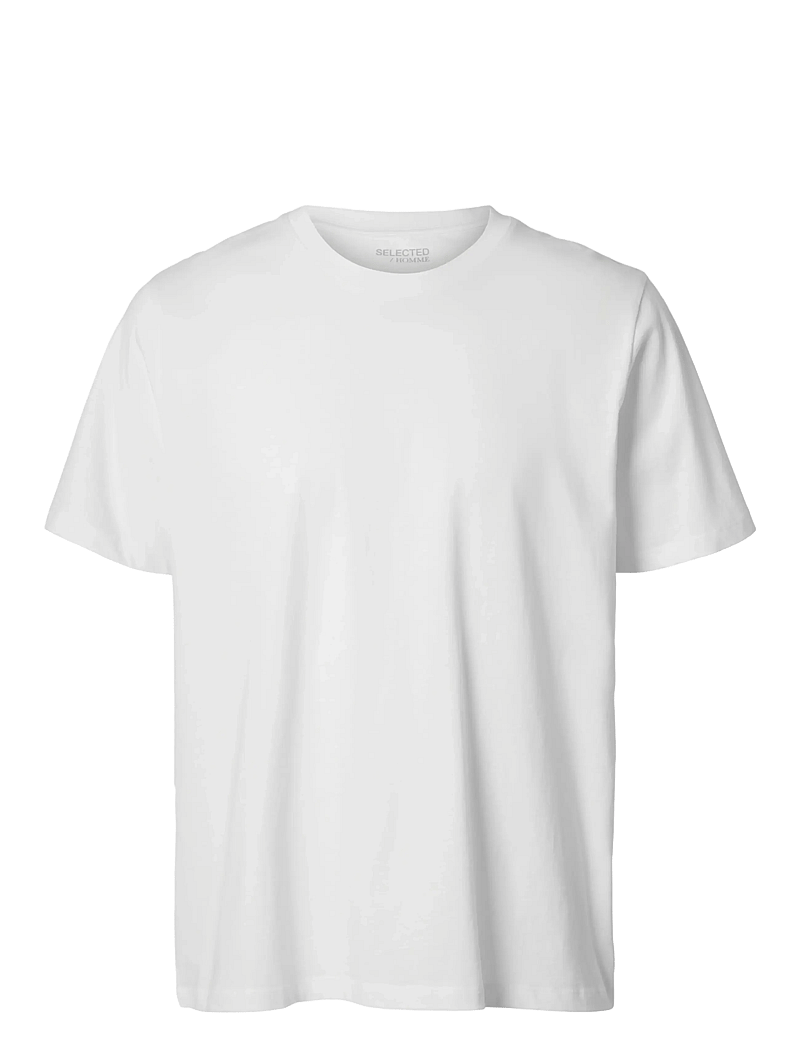 Selected - SLMASPEN SS O-NECK TEE NOOS - t-shirts à manches courtes - bright white - 1