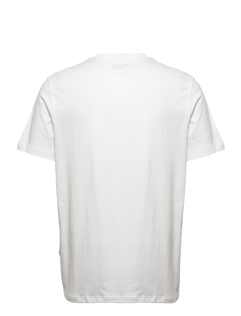 Selected - SLMASPEN SS O-NECK TEE NOOS - t-shirts à manches courtes - bright white - 2