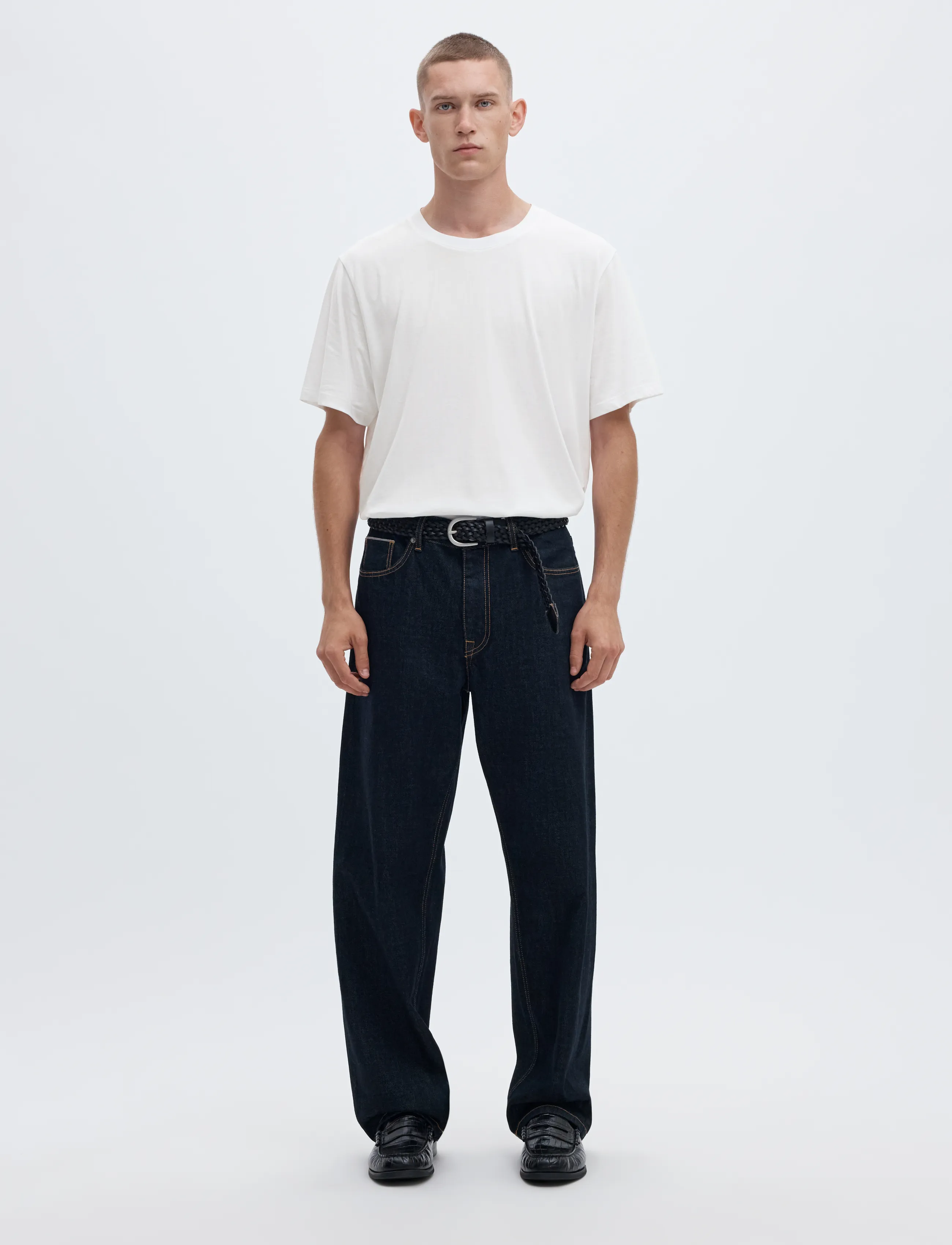 Selected - SLMASPEN SS O-NECK TEE NOOS - kortærmede t-shirts - bright white - 4