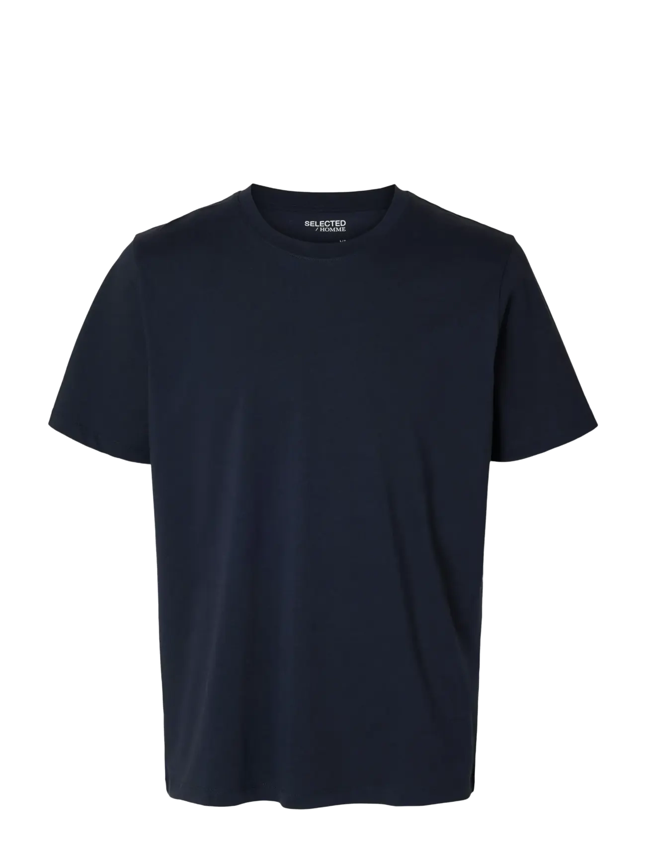 Selected SLHASPEN SS O-NECK TEE NOOS - T-shirts - NAVY BLAZER / navy