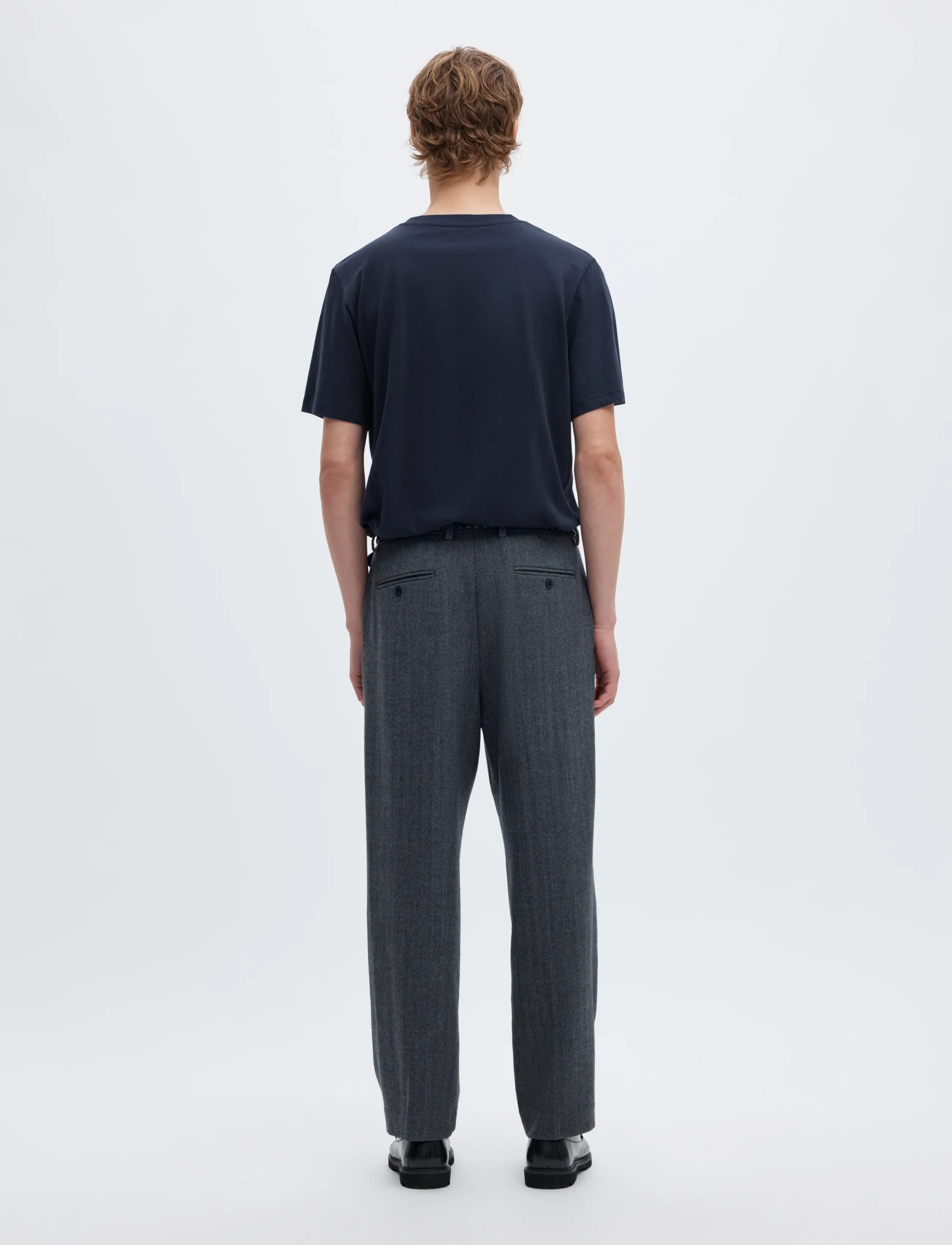 Selected - SLMASPEN SS O-NECK TEE NOOS - kortærmede t-shirts - navy blazer - 3