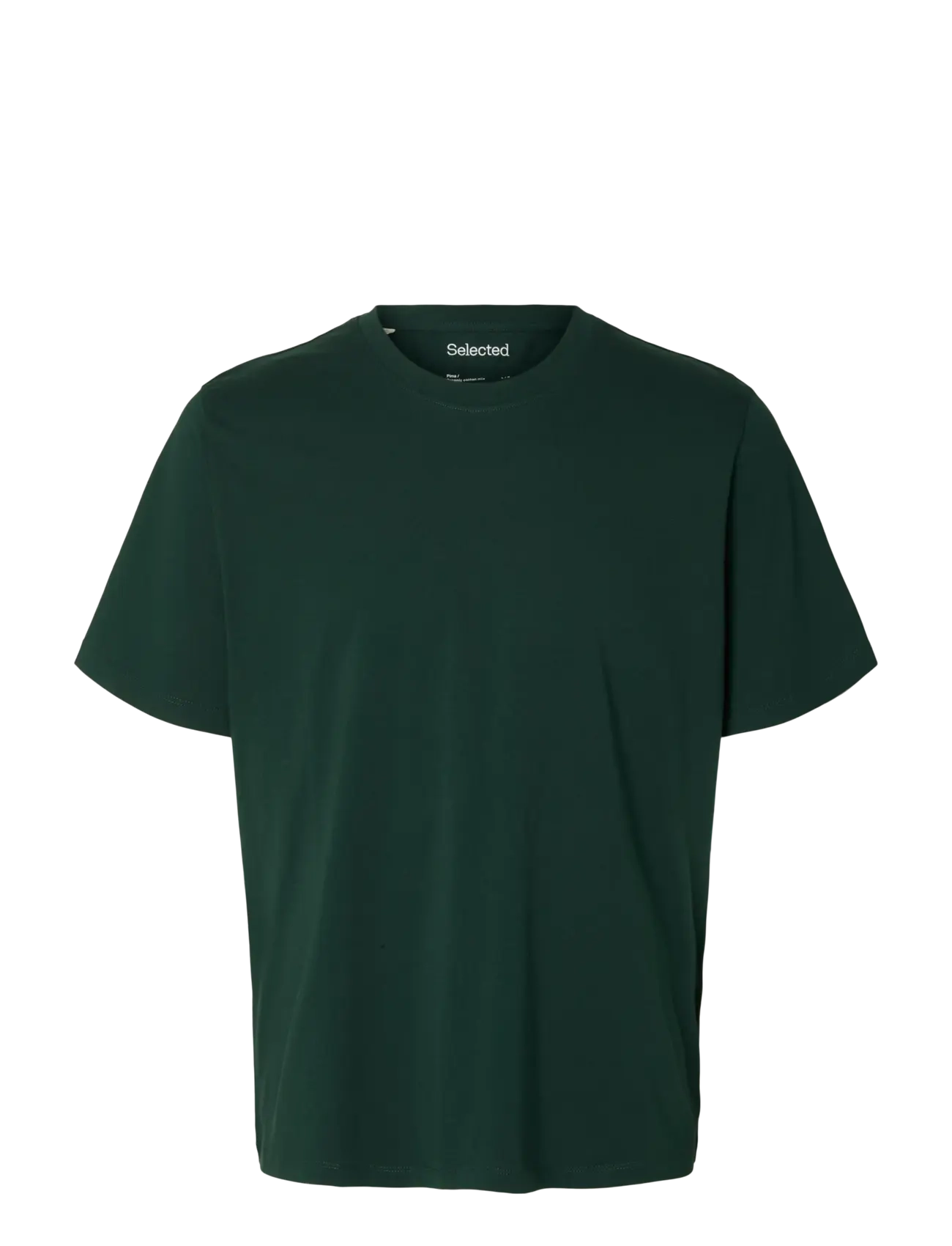Selected - SLMASPEN SS O-NECK TEE NOOS - lühikeste varrukatega t-särgid - pine grove - 1