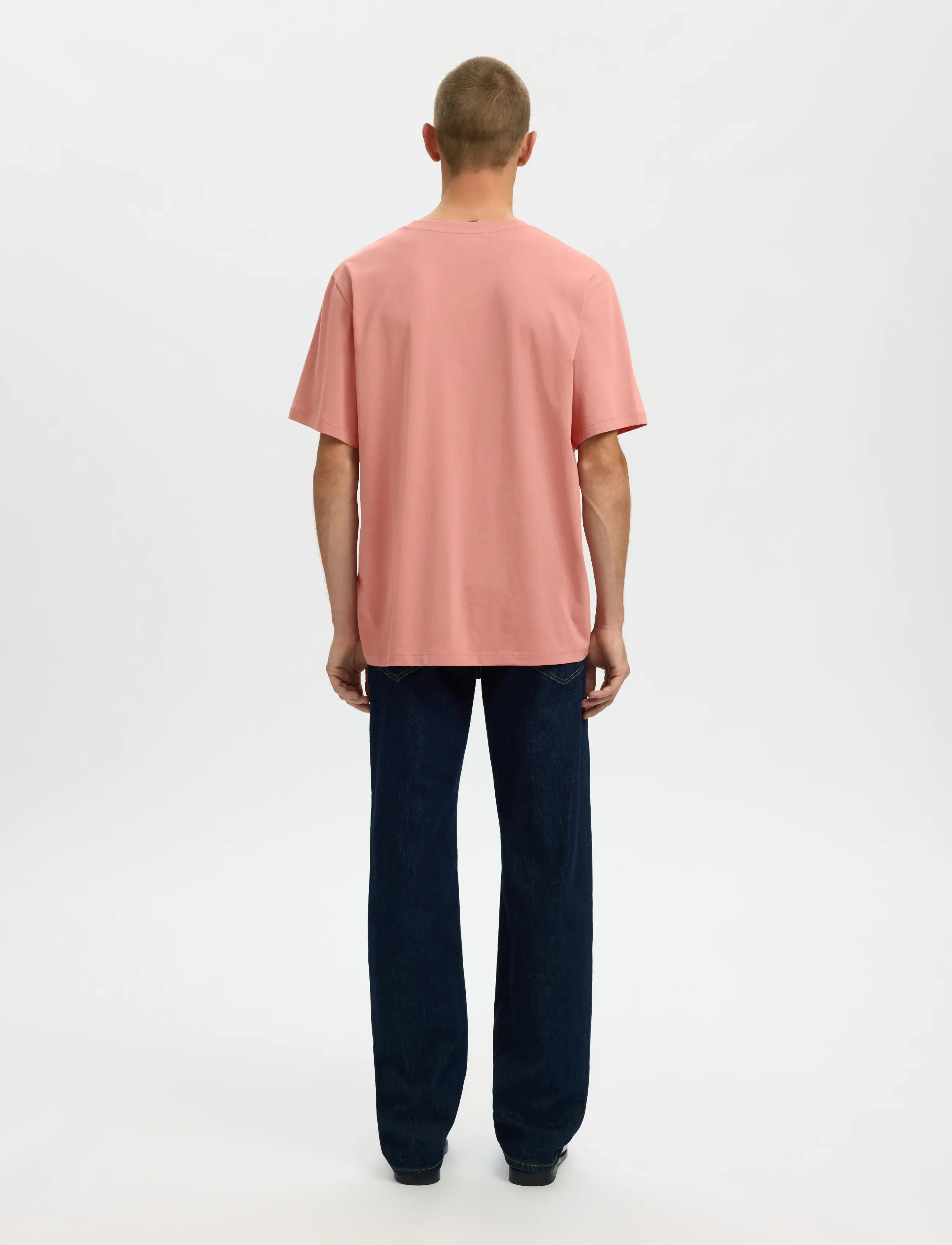 Selected - SLMASPEN SS O-NECK TEE NOOS - kortærmede t-shirts - rose dawn - 2