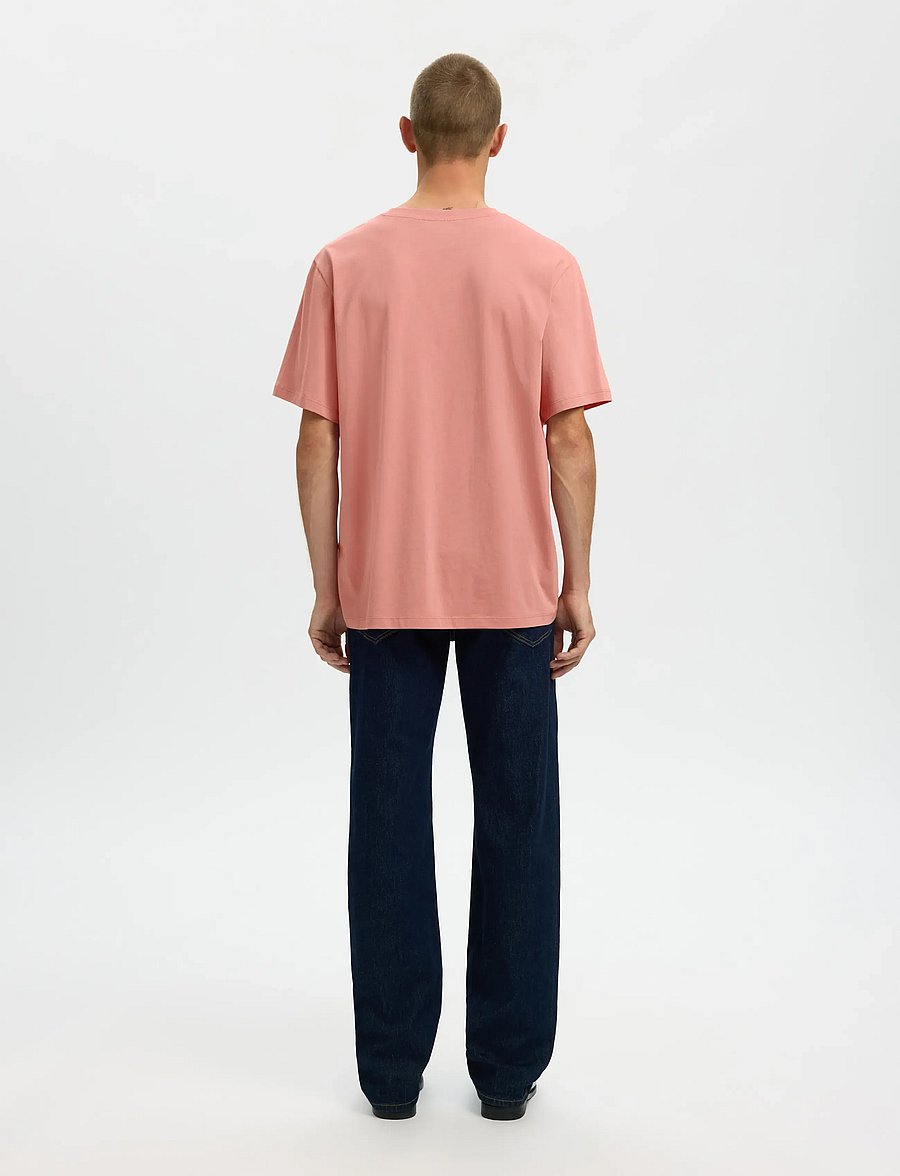 Selected - SLMASPEN SS O-NECK TEE NOOS - lühikeste varrukatega t-särgid - rose dawn - 2