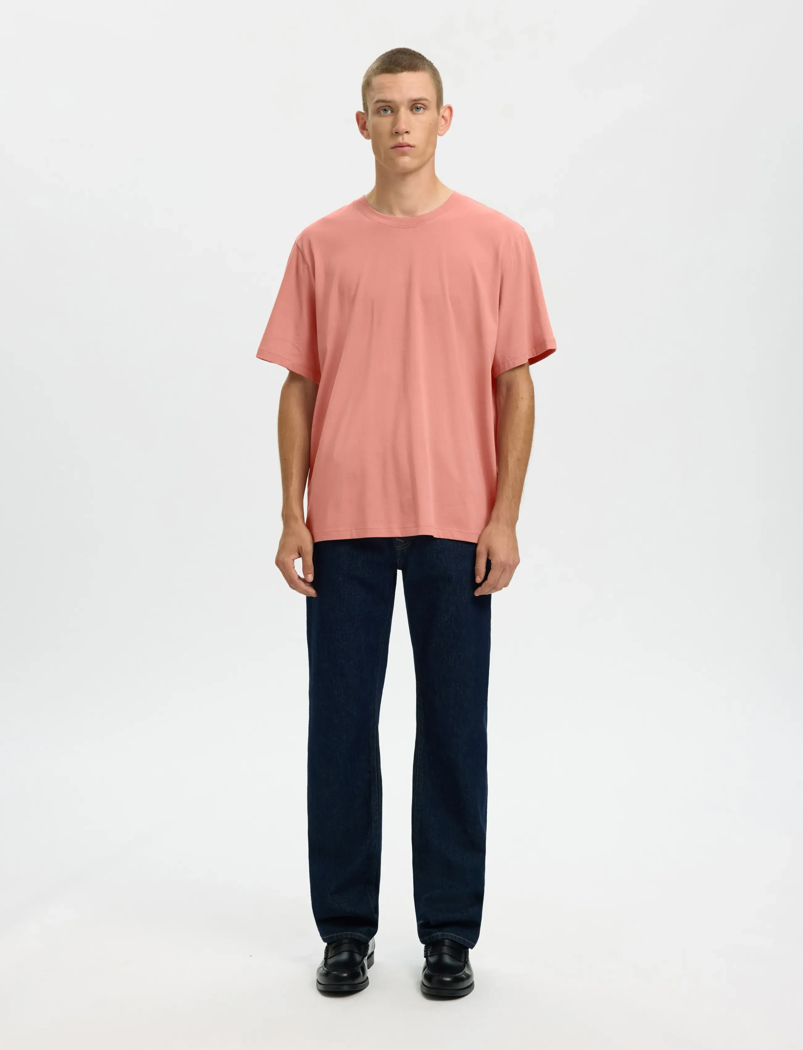 Selected - SLMASPEN SS O-NECK TEE NOOS - kortærmede t-shirts - rose dawn - 3