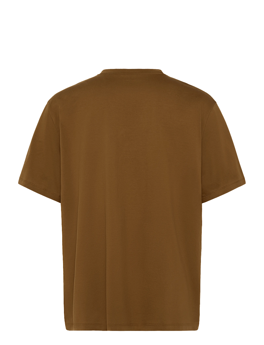Selected - SLHASPEN SS O-NECK TEE NOOS - lühikeste varrukatega t-särgid - toffee - 2