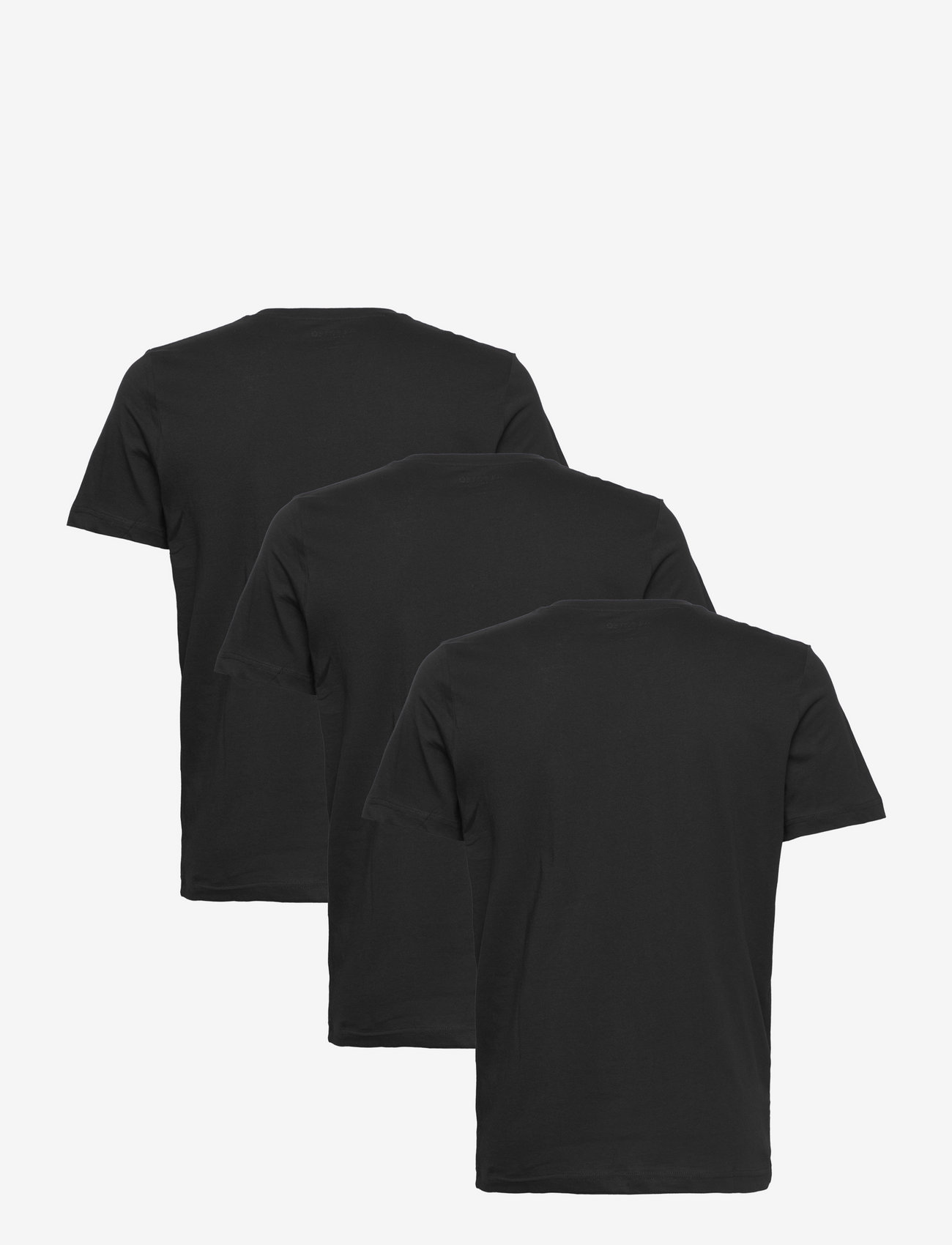 Selected - SLHAXEL SS O-NECK TEE W 3 PACK NOOS - black - 1