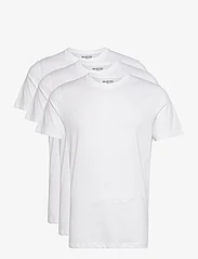 Selected Homme - SLHAXEL SS O-NECK TEE 3 PACK NOOS - laveste priser - bright white - 0