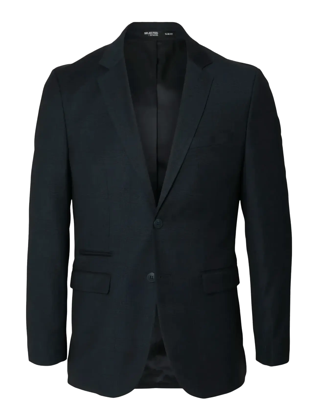 Selected SLHSLIM-NEIL CHK BLZ B - Tøj - DARK NAVY / navy