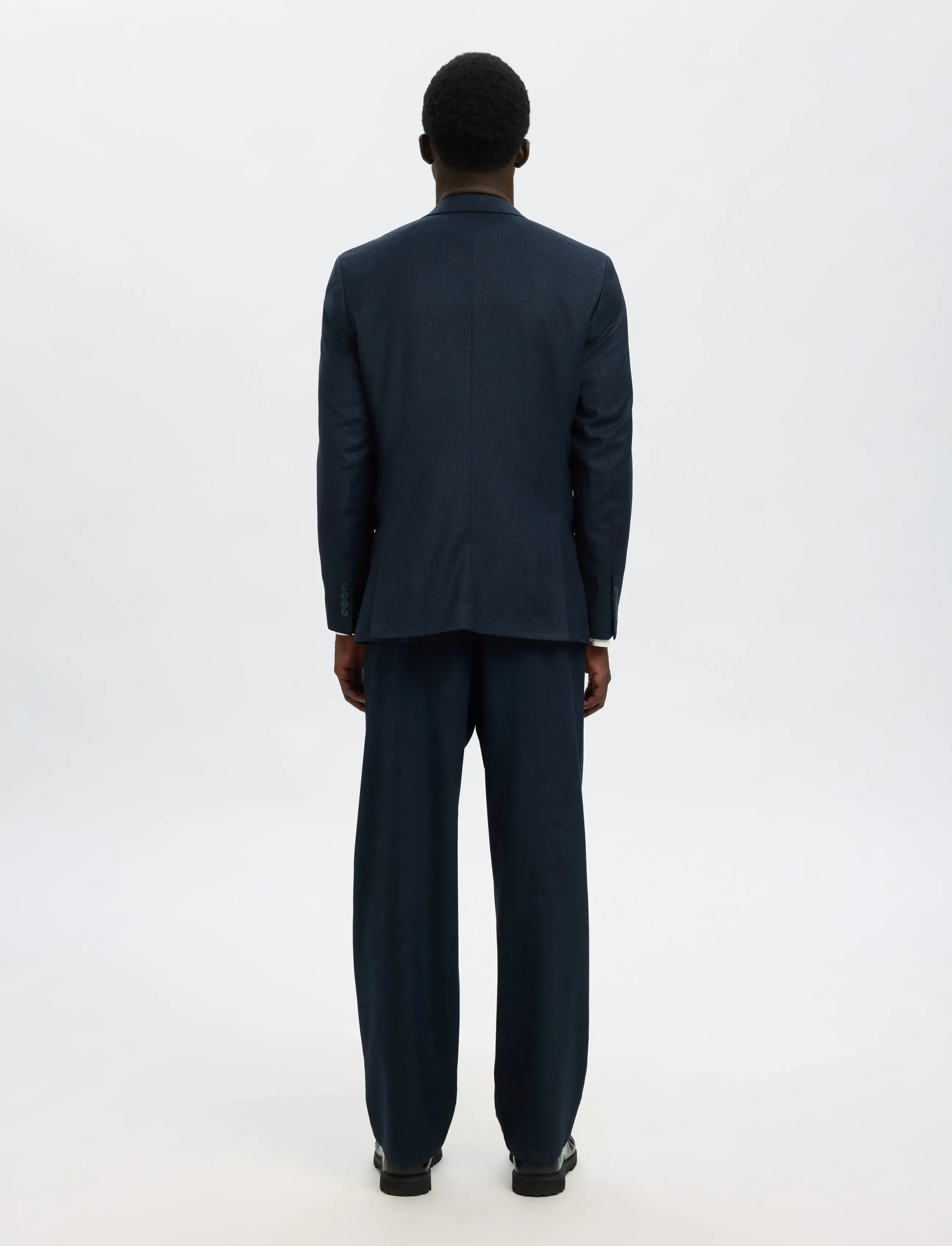 Selected - SLHSLIM-NEIL CHK BLZ NOOS - einreiher - dark navy - 2