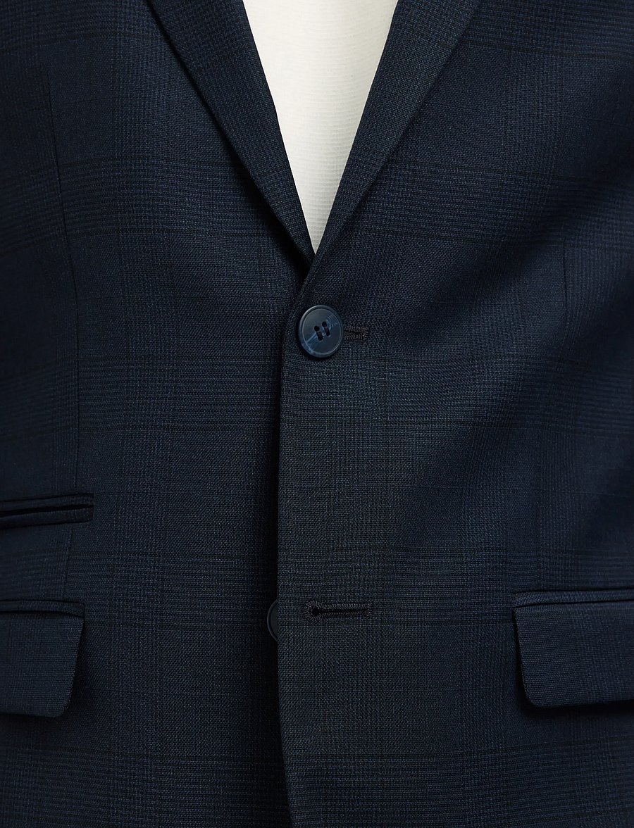 Selected - SLHSLIM-NEIL CHK BLZ NOOS - einreiher - dark navy - 3
