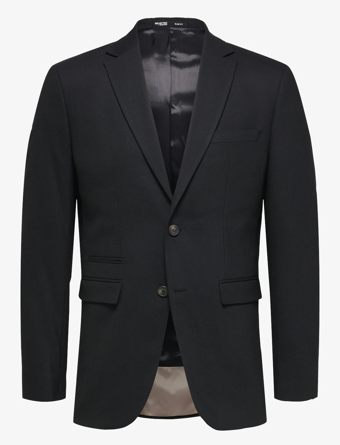 Selected Homme - SLHSLIM-NEIL BLZ NOOS - blazers met dubbele knopen - black - 0