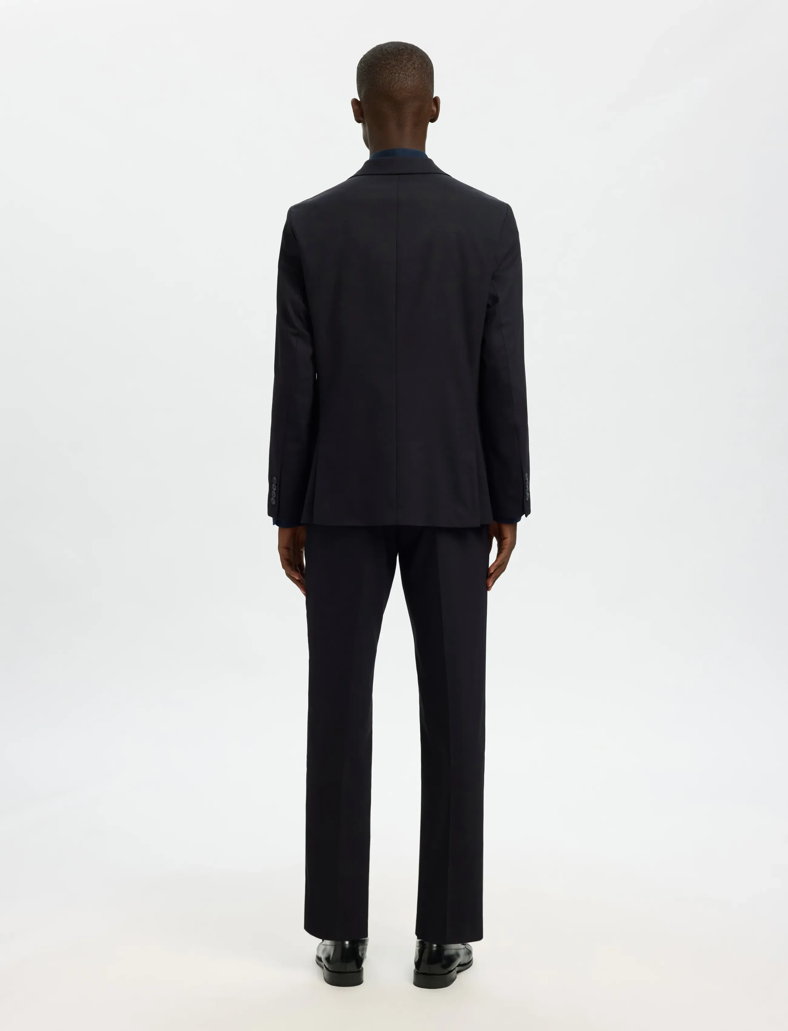 Selected - SLMSLIM-NEIL BLZ NOOS - einreiher - black - 3